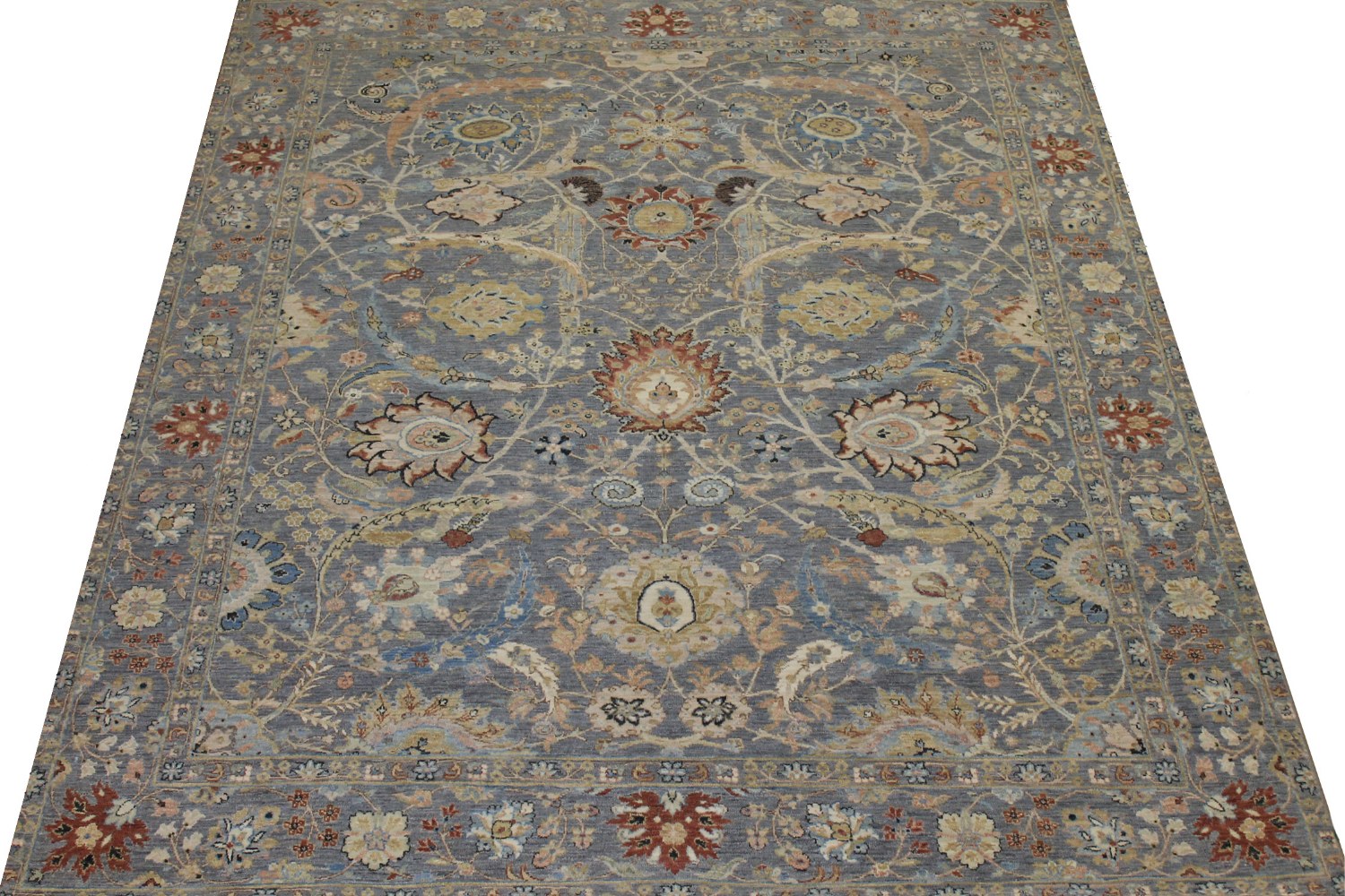 8x10 Traditional Hand Knotted Wool Area Rug - MR024598