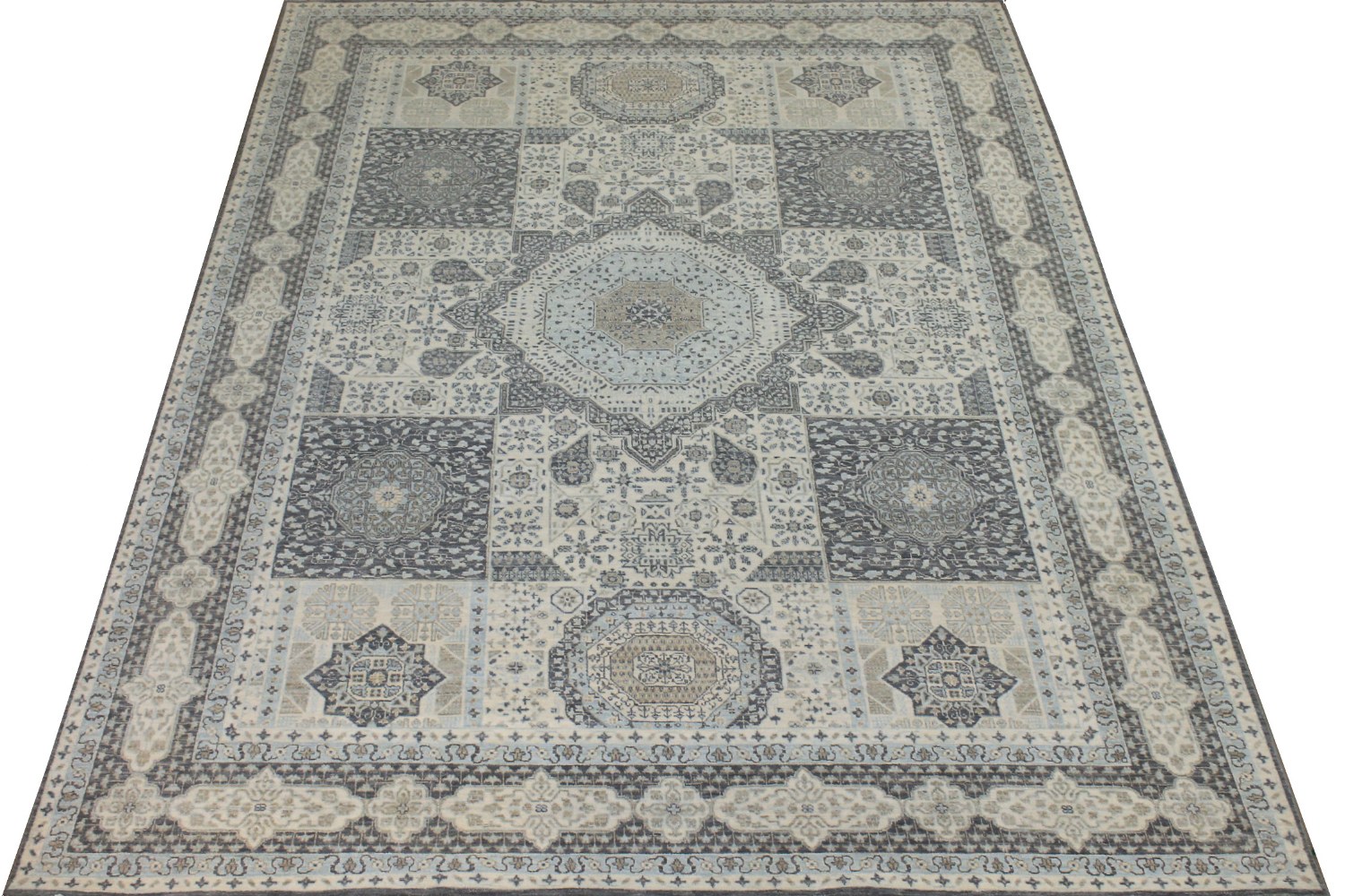 9x12 Traditional Hand Knotted Wool Area Rug - MR024609