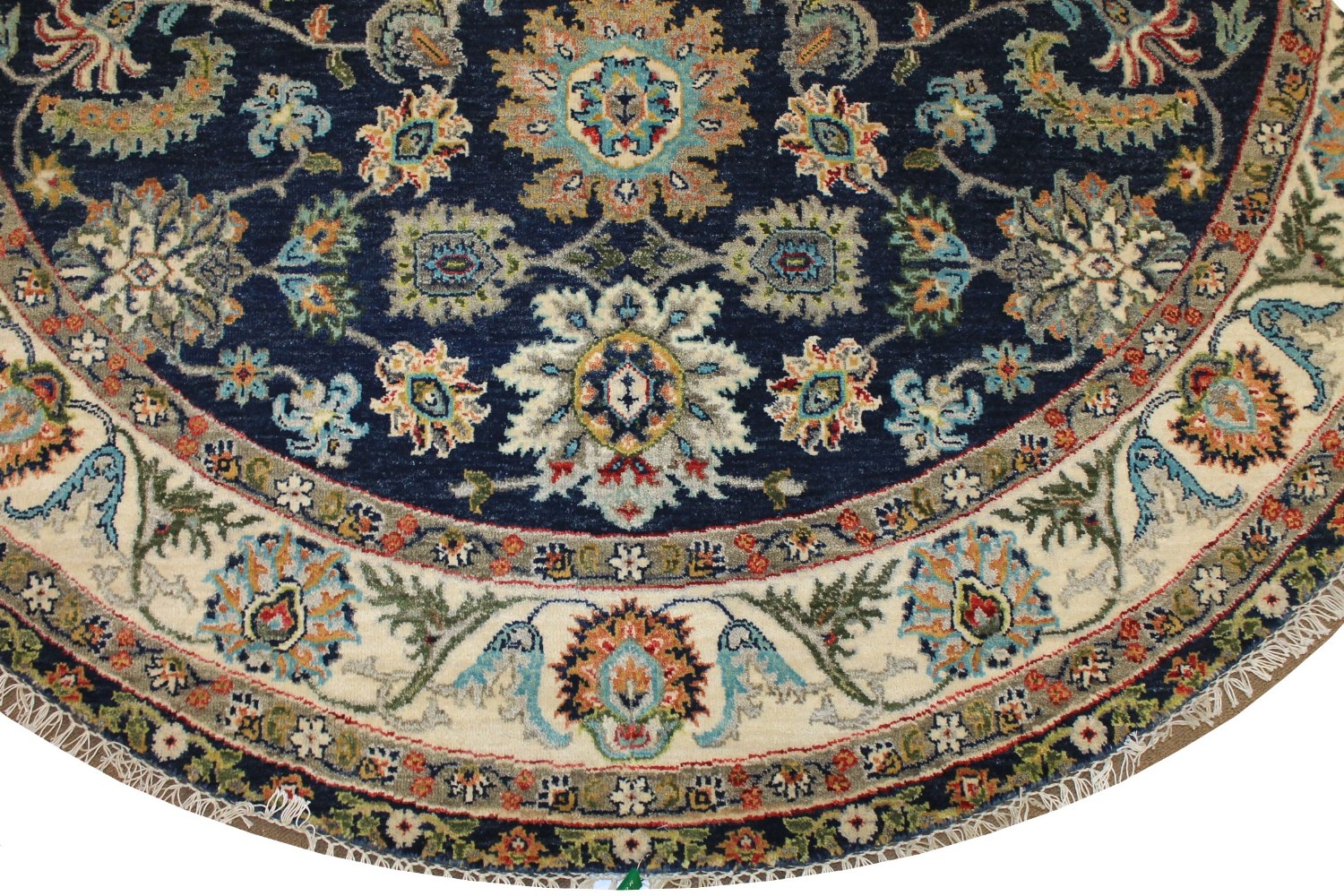 6 ft. - 7 ft. Round & Square Traditional Hand Knotted Wool Area Rug - MR024743