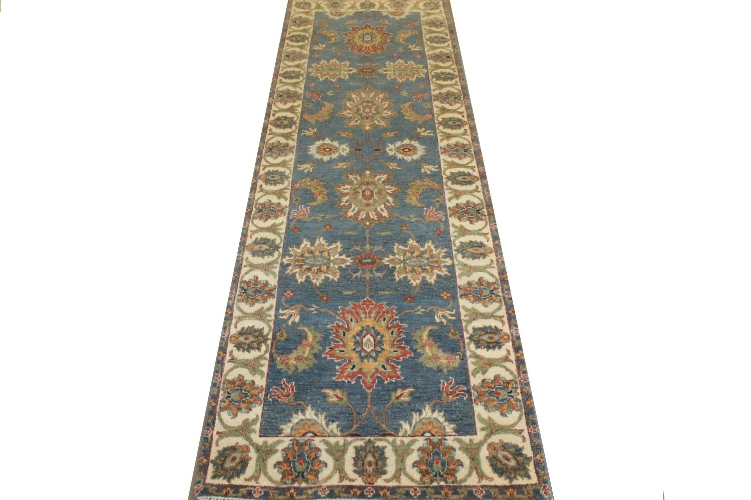 6 ft. Runner Traditional Hand Knotted Wool Area Rug - MR024816