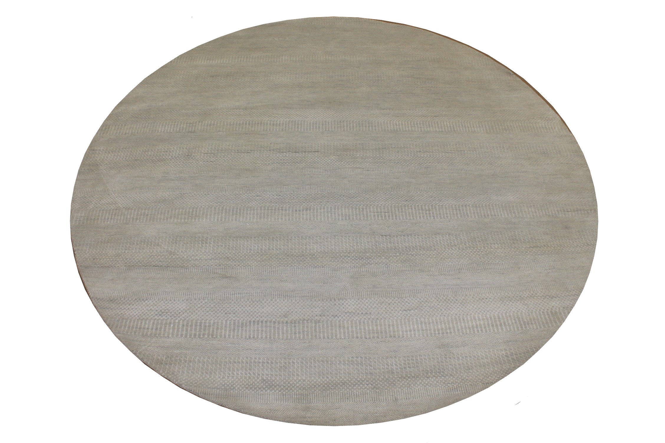 8 ft. Round & Square Casual Hand Knotted Wool & Viscose Area Rug - MR024926