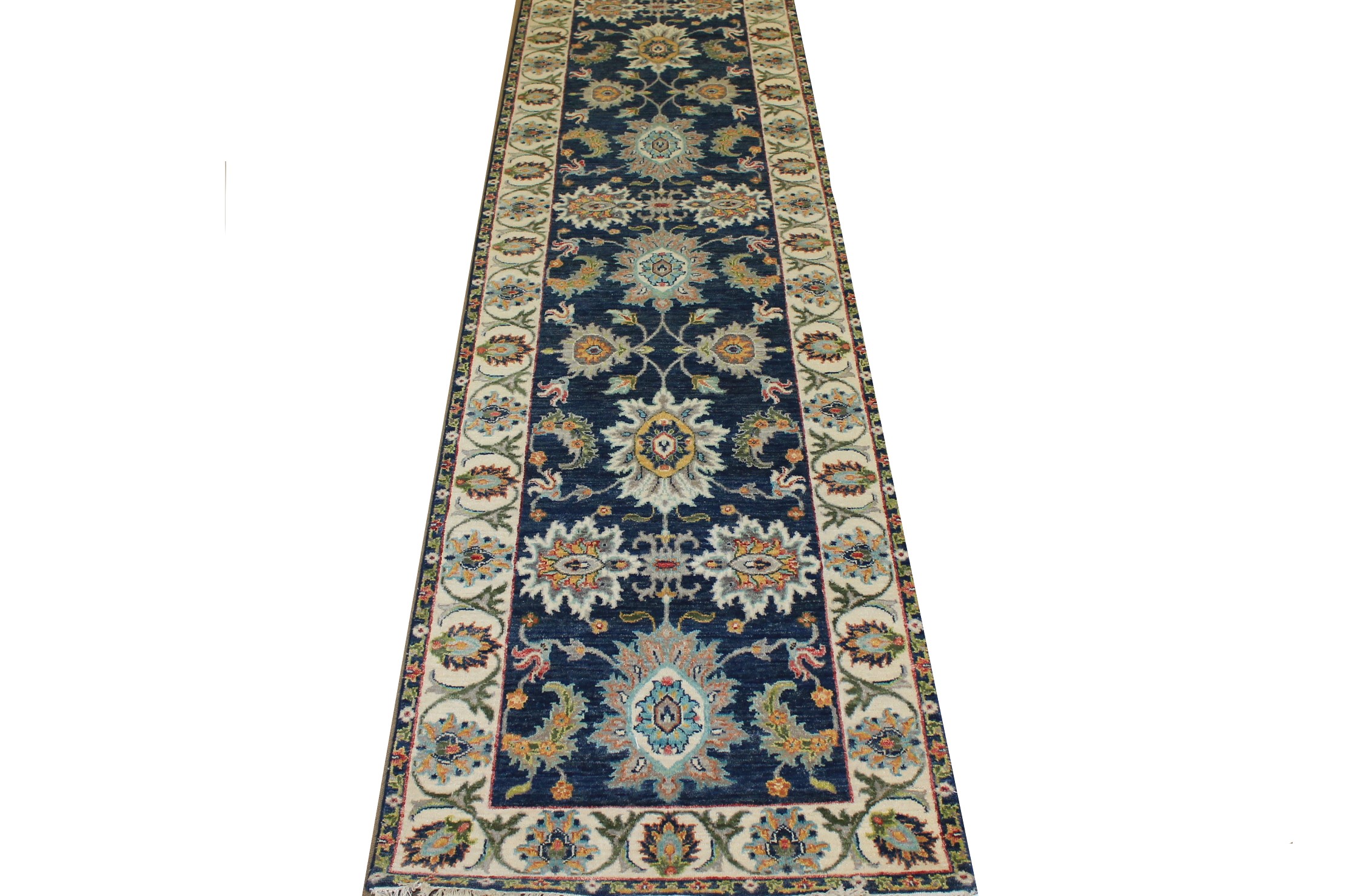 10 ft. Runner Traditional Hand Knotted Wool Area Rug - MR025068
