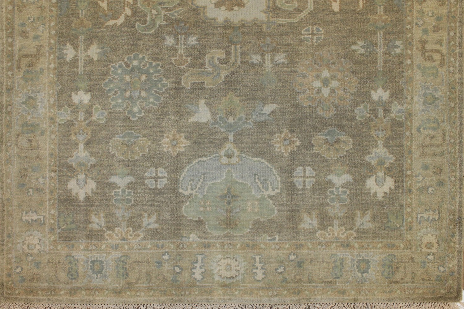 4x6 Oushak Hand Knotted Wool Area Rug - MR025140