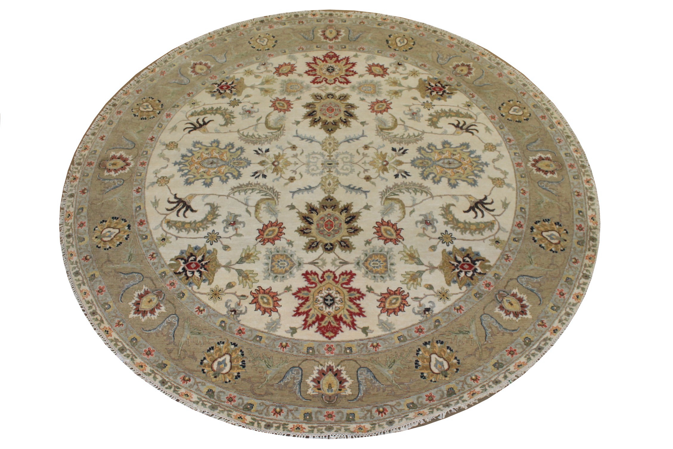 9 ft. & Over Round & Square Traditional Hand Knotted Wool Area Rug - MR025194