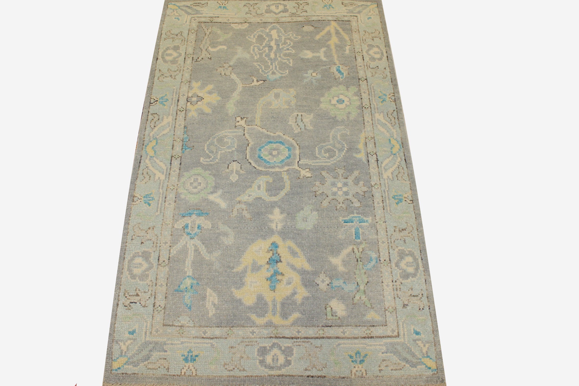3x5 Oushak Hand Knotted Wool Area Rug - MR025334