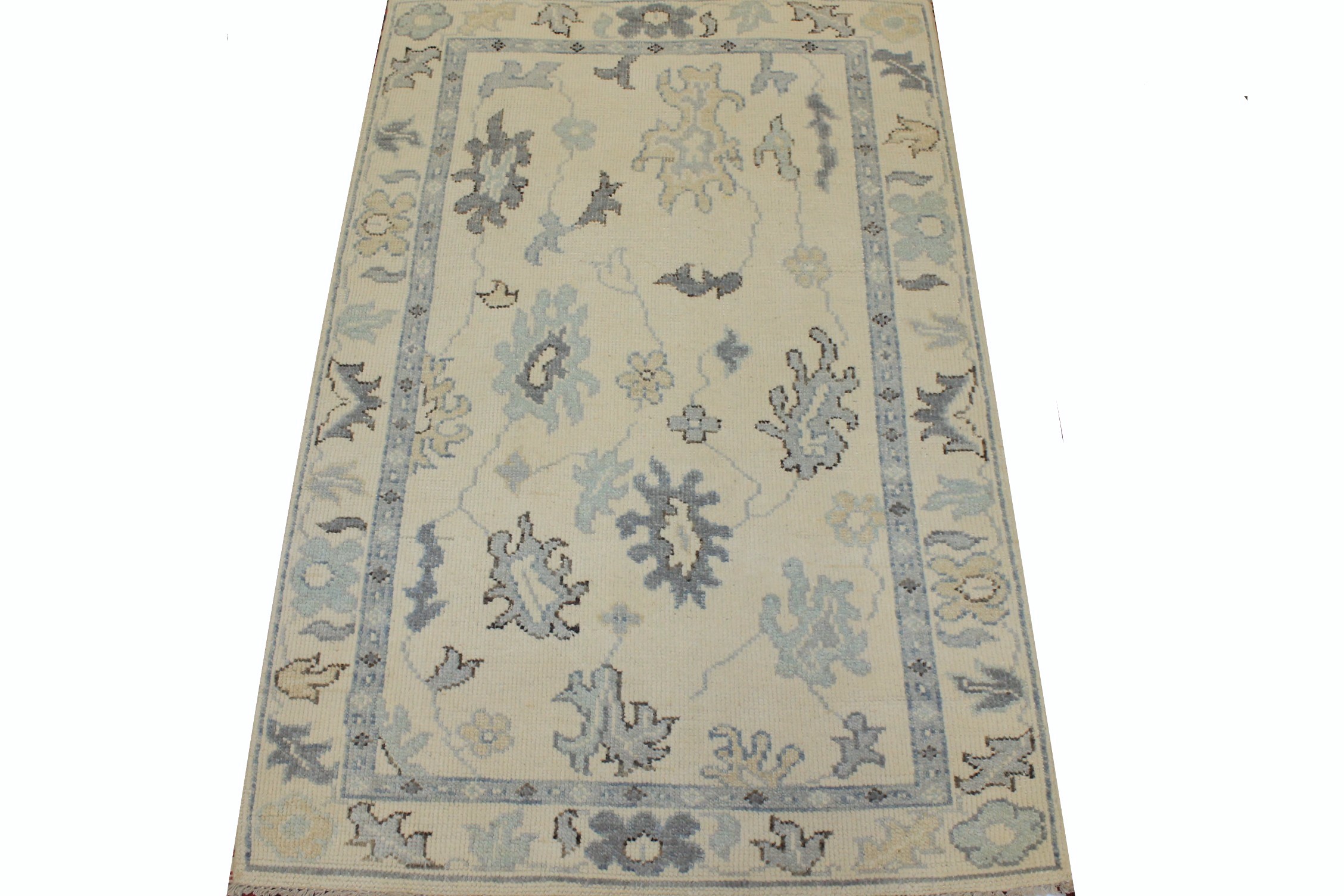 3x5 Oushak Hand Knotted Wool Area Rug - MR025335