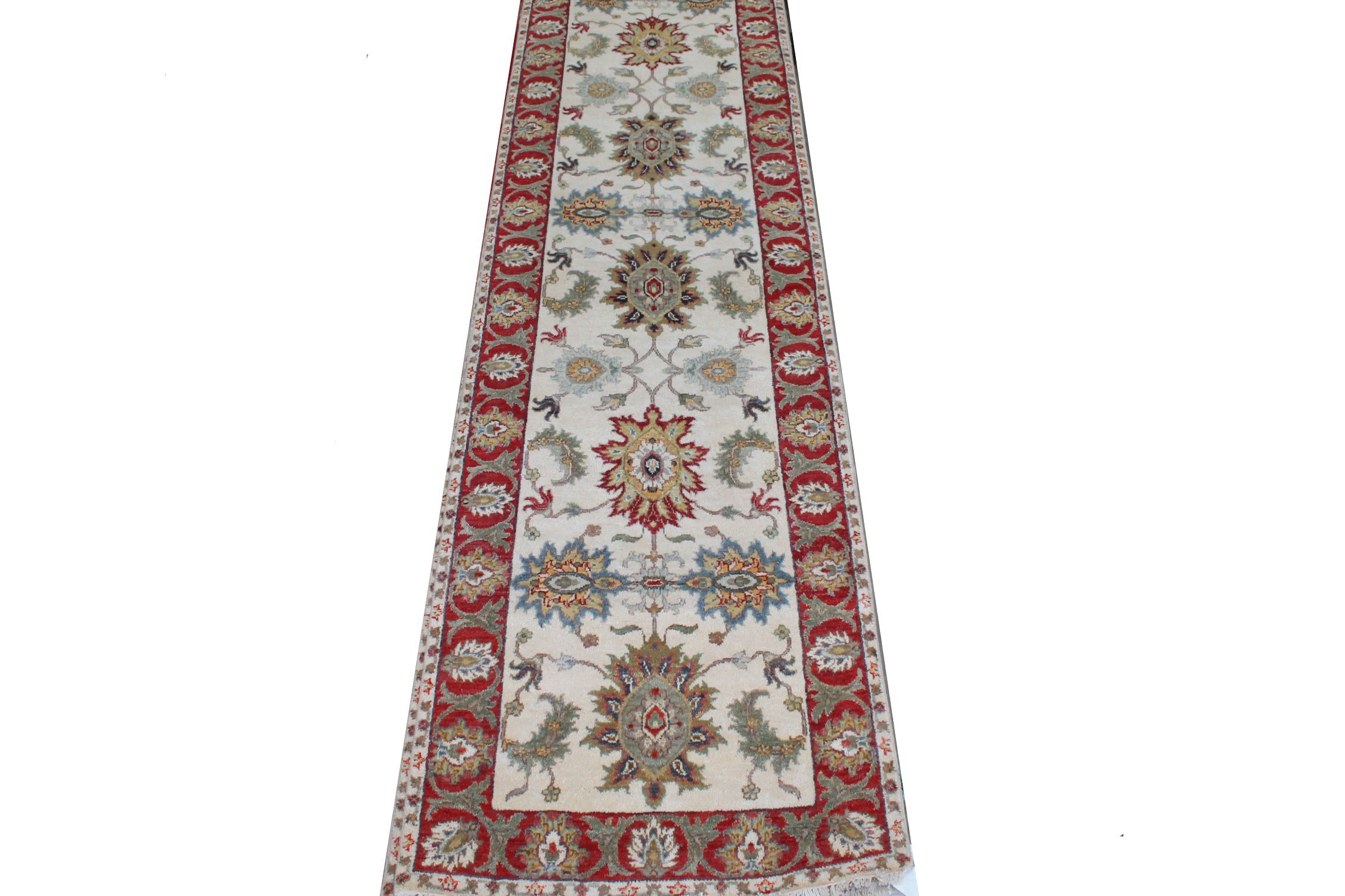 10 ft. Runner Traditional Hand Knotted Wool Area Rug - MR025616