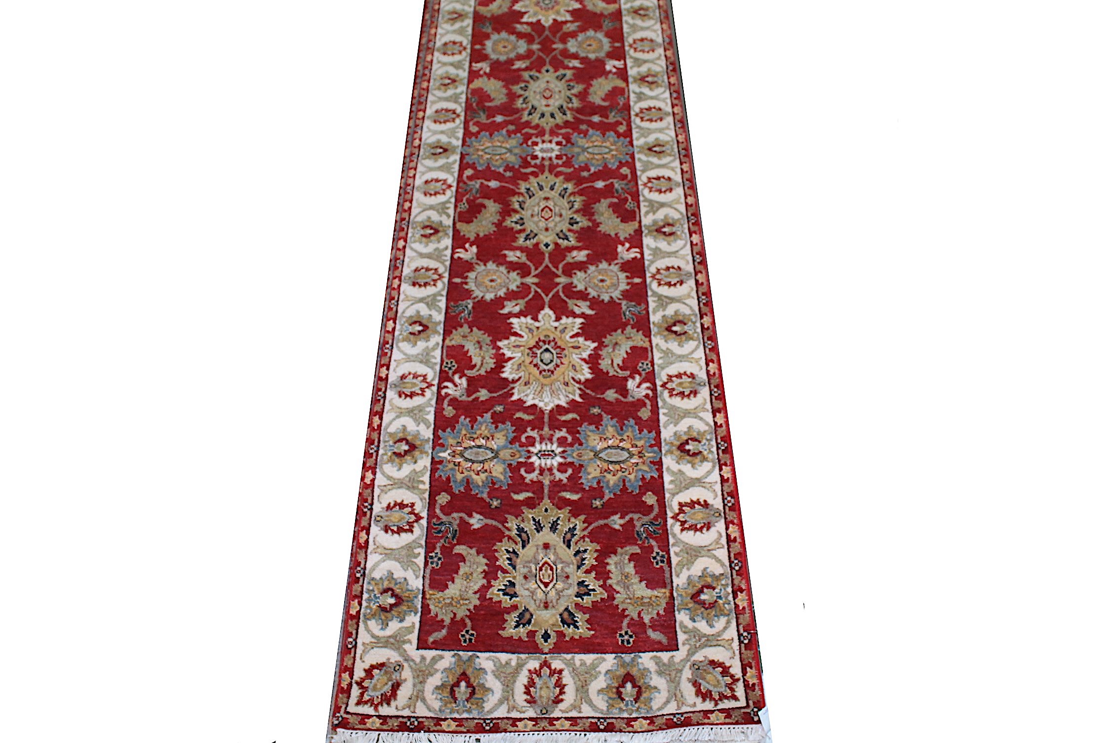 10 ft. Runner Traditional Hand Knotted Wool Area Rug - MR025617