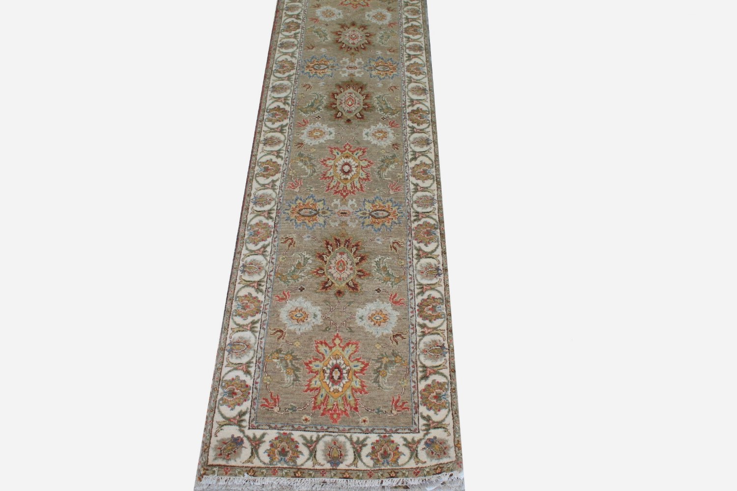12 ft. Runner Traditional Hand Knotted Wool Area Rug - MR025650