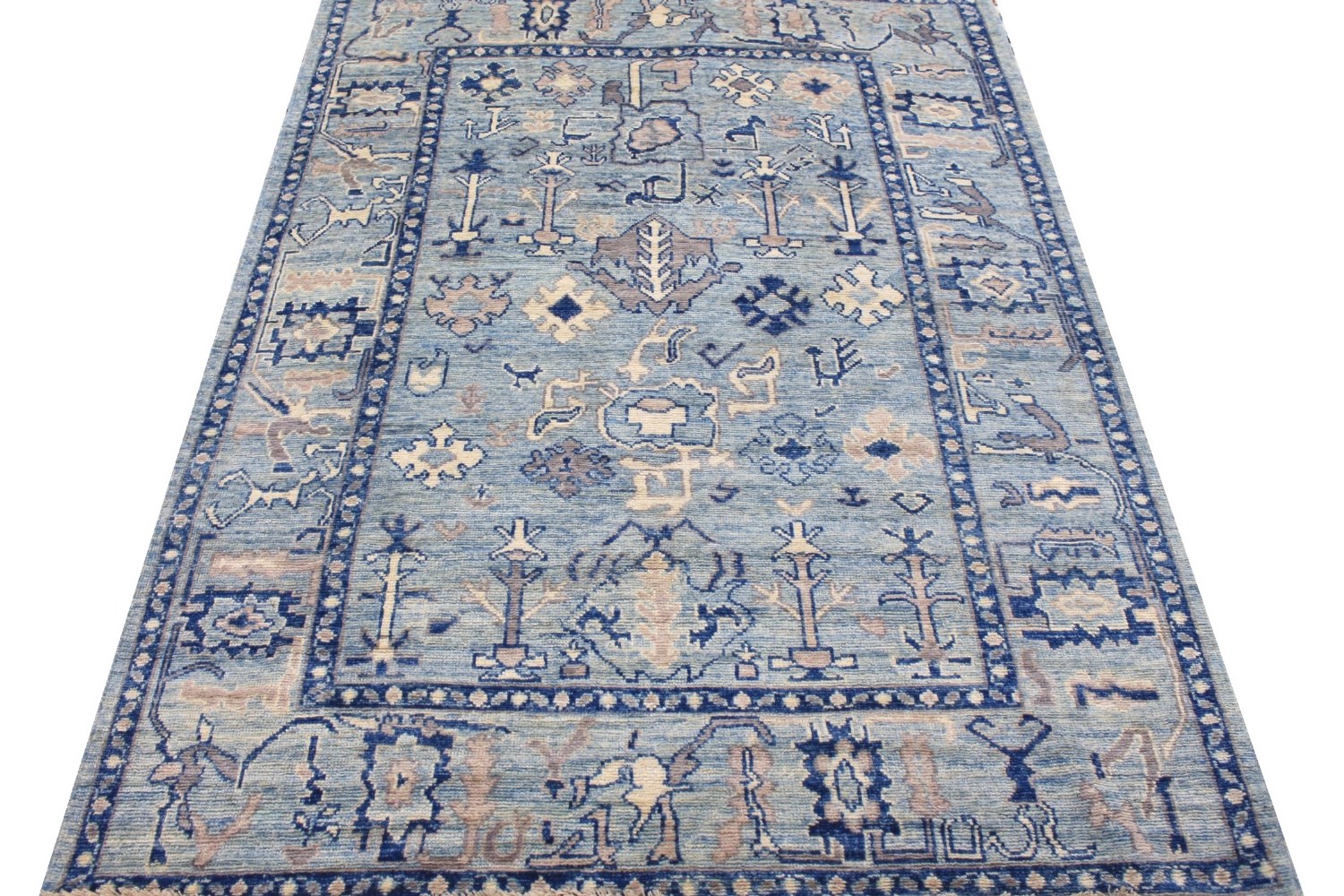 5x7/8 Oushak Hand Knotted Wool Area Rug - MR025952
