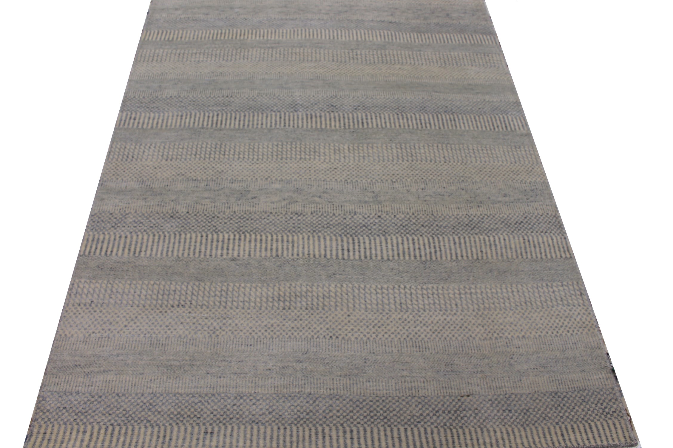 5x7/8 Casual Hand Knotted Wool Area Rug - MR025997