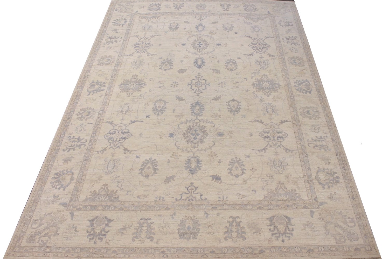 9x12 Peshawar Hand Knotted Wool Area Rug - MR026115
