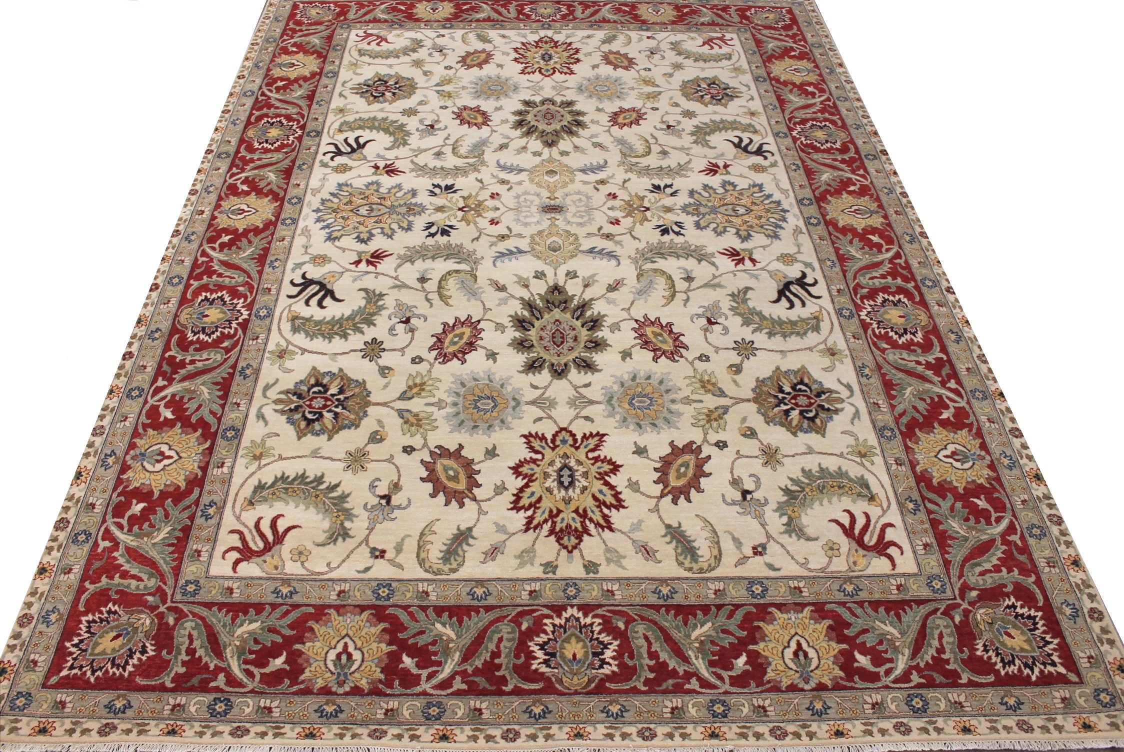 10x14 Traditional Hand Knotted Wool Area Rug - MR026195
