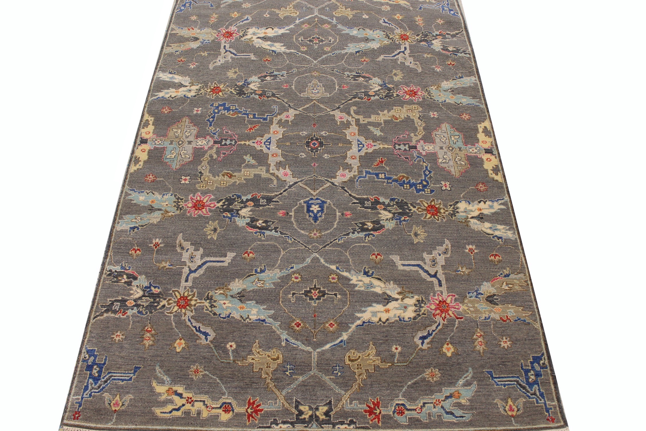 5x7/8 Traditional Hand Knotted Wool Area Rug - MR026199