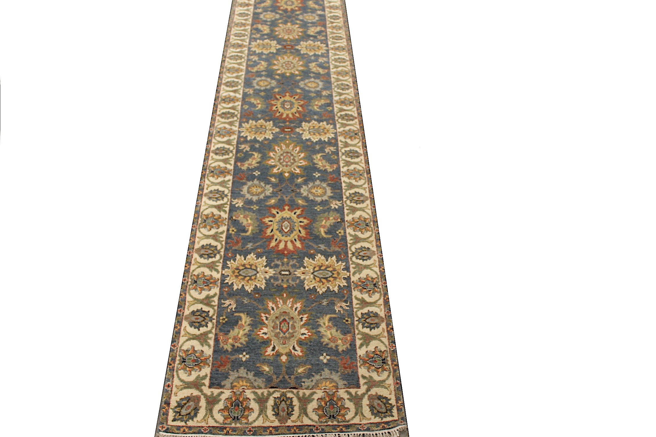 13 ft. & Longer Runner Traditional Hand Knotted Wool Area Rug - MR026257