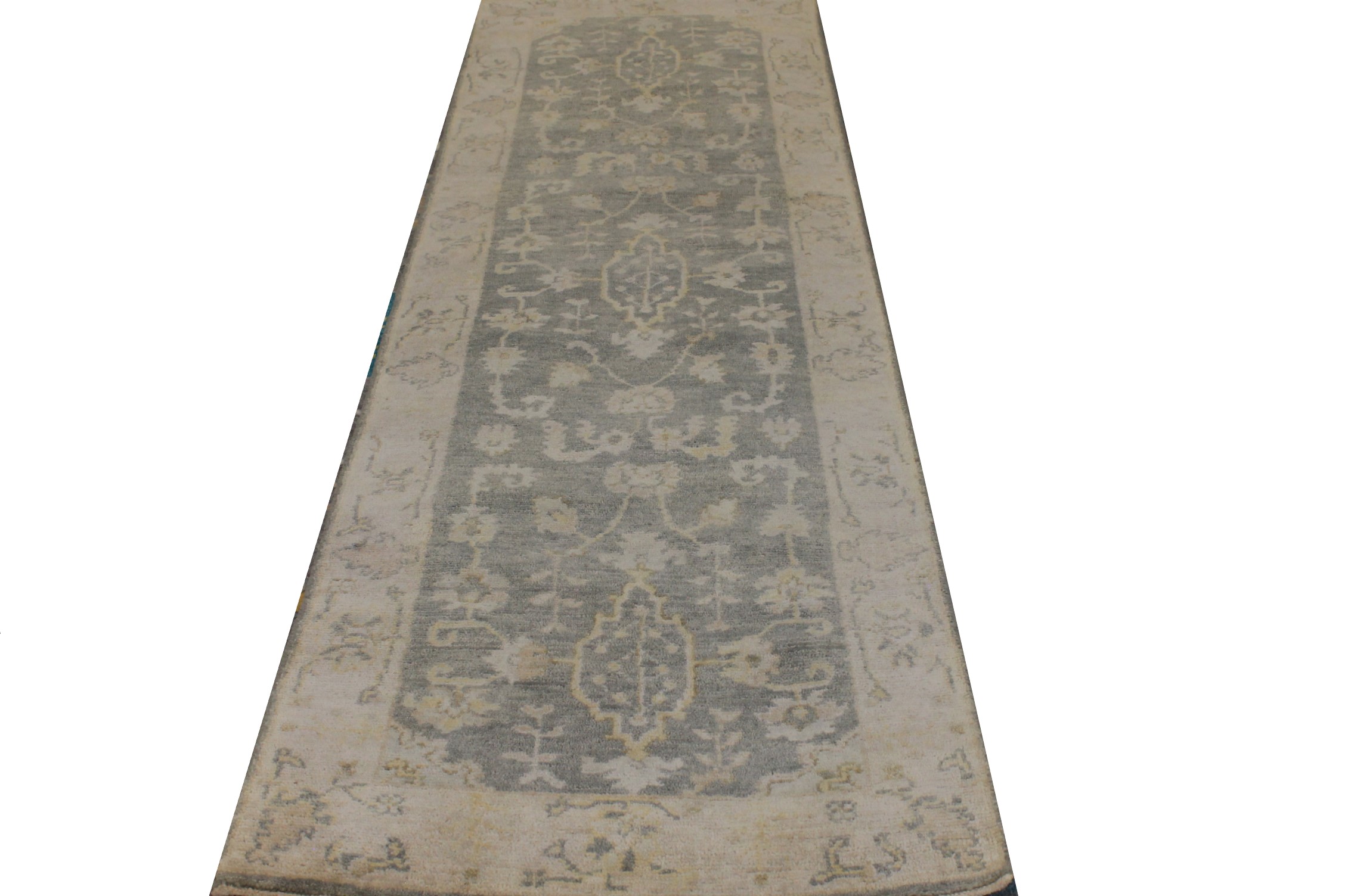 8 ft. Runner Oushak Hand Knotted Wool Area Rug - MR026410