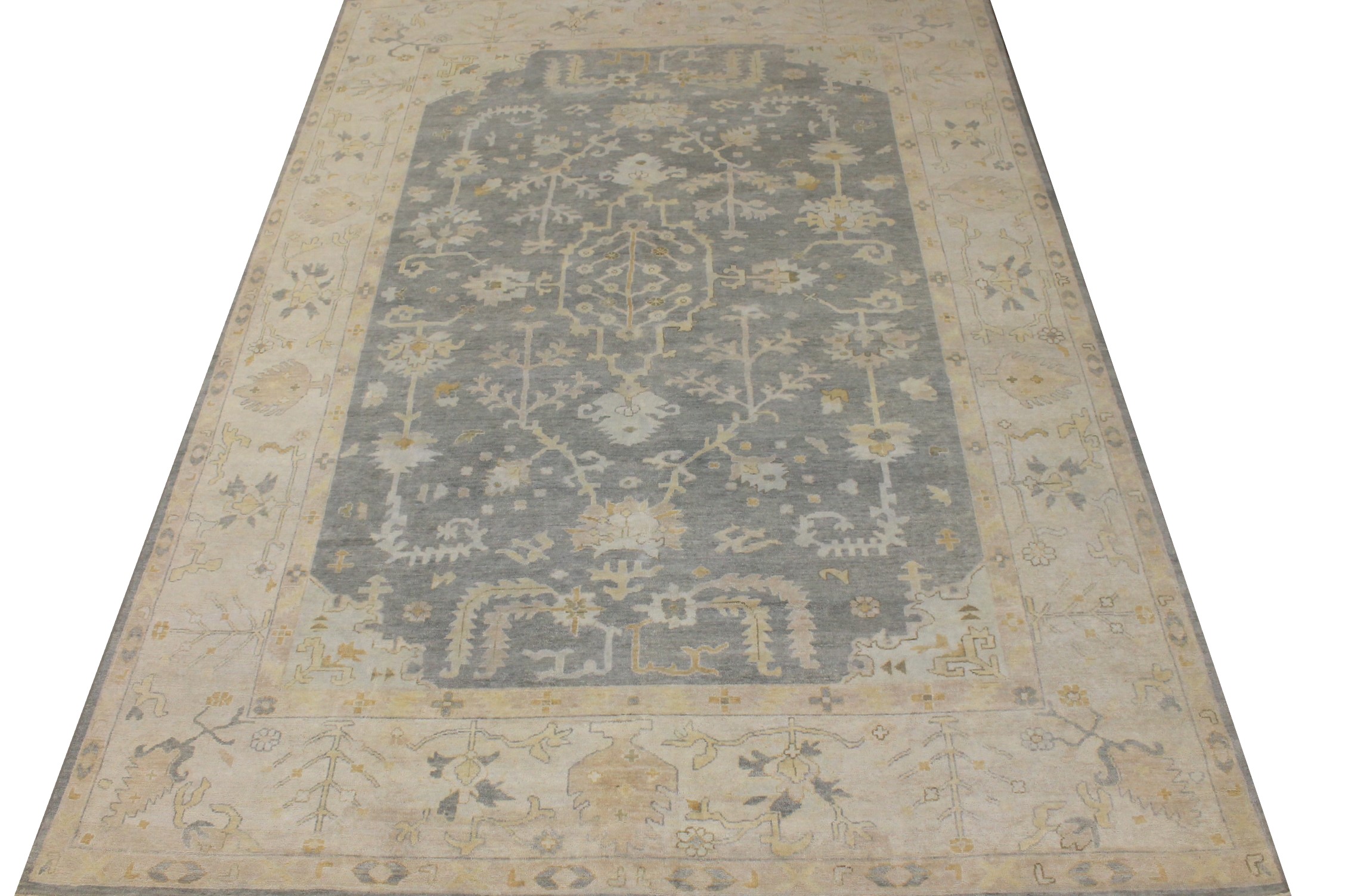 10x14 Oushak Hand Knotted Wool Area Rug - MR026432