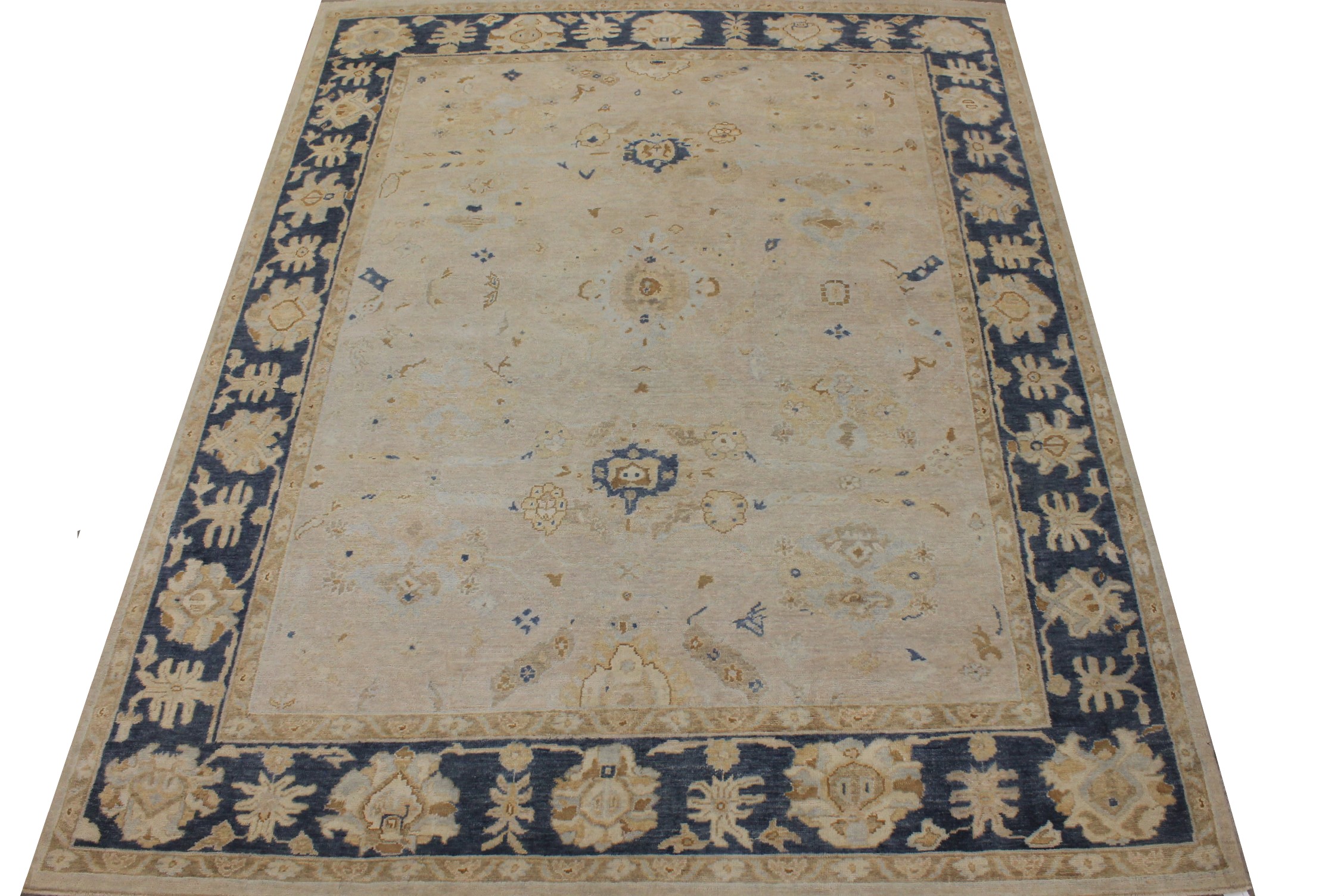 8x10 Oushak Hand Knotted Wool Area Rug - MR026435