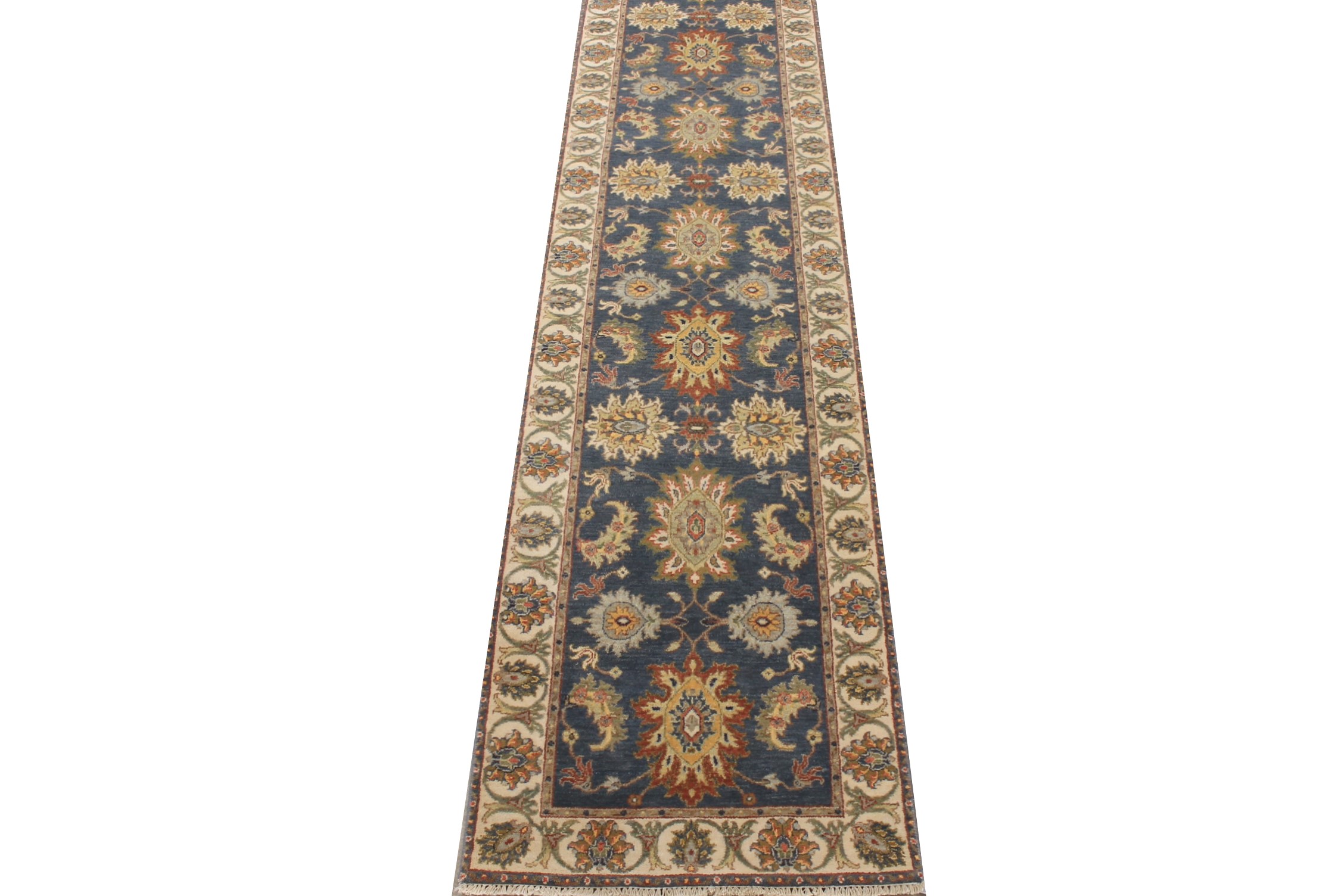 12 ft. Runner Traditional Hand Knotted Wool Area Rug - MR026472