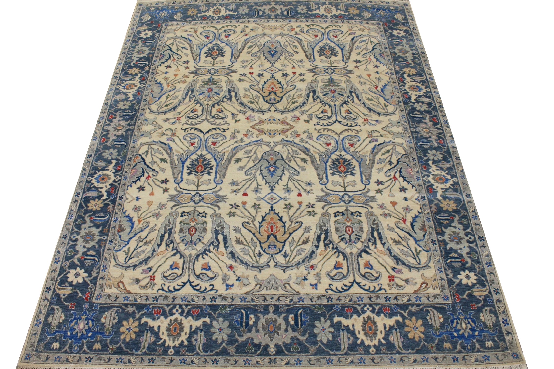 8x10 Traditional Hand Knotted Wool Area Rug - MR026475