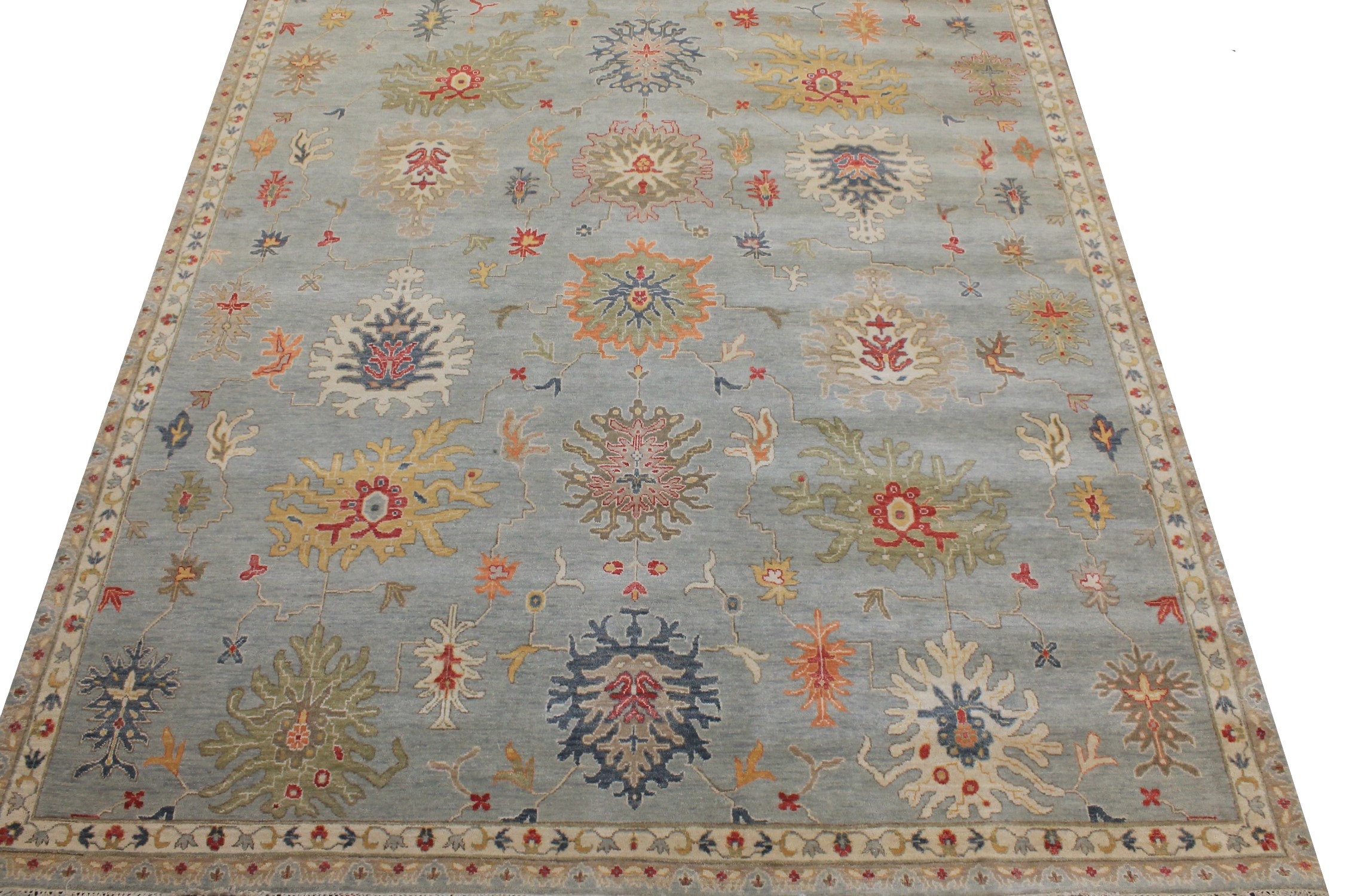 8x10 Traditional Hand Knotted Wool Area Rug - MR026477