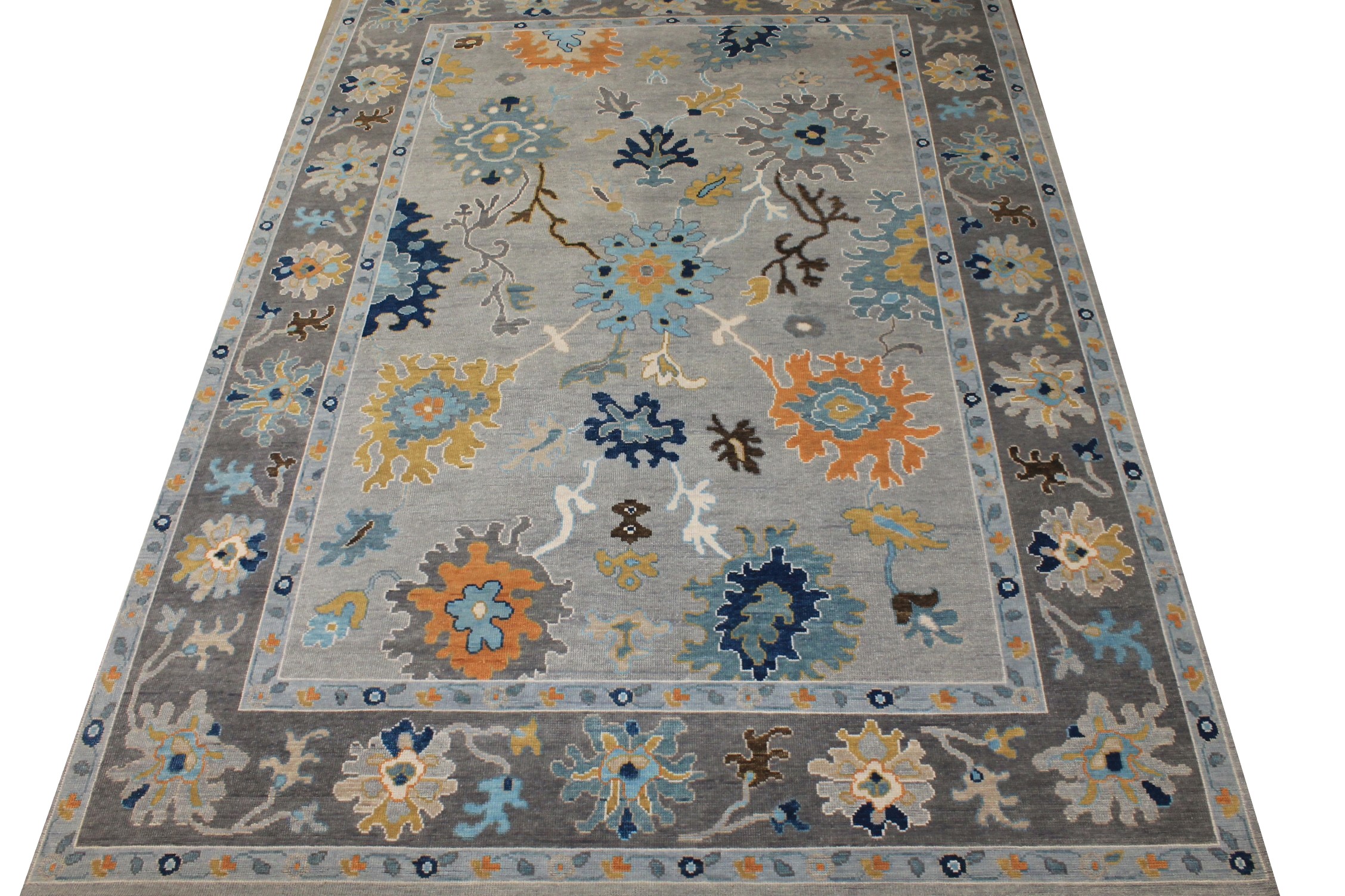 10x14 Oushak Hand Knotted Wool Area Rug - MR026521
