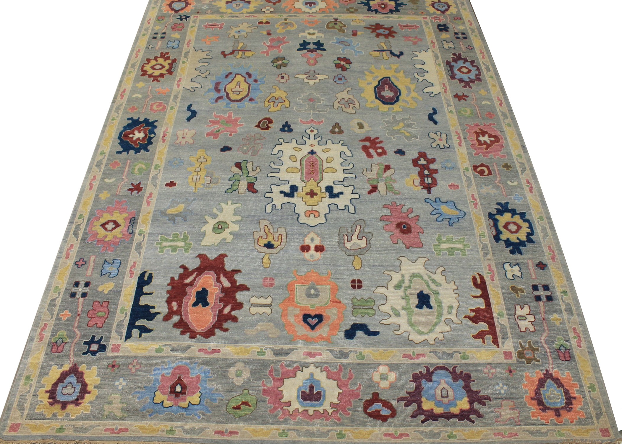 10x14 Oushak Hand Knotted Wool Area Rug - MR026529
