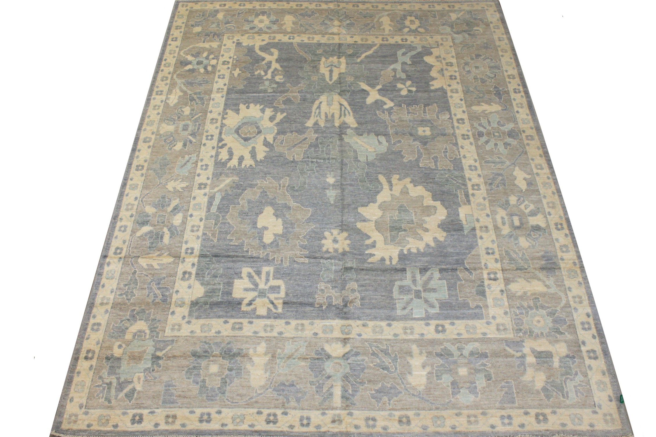 9x12 Oushak Hand Knotted Wool Area Rug - MR026570