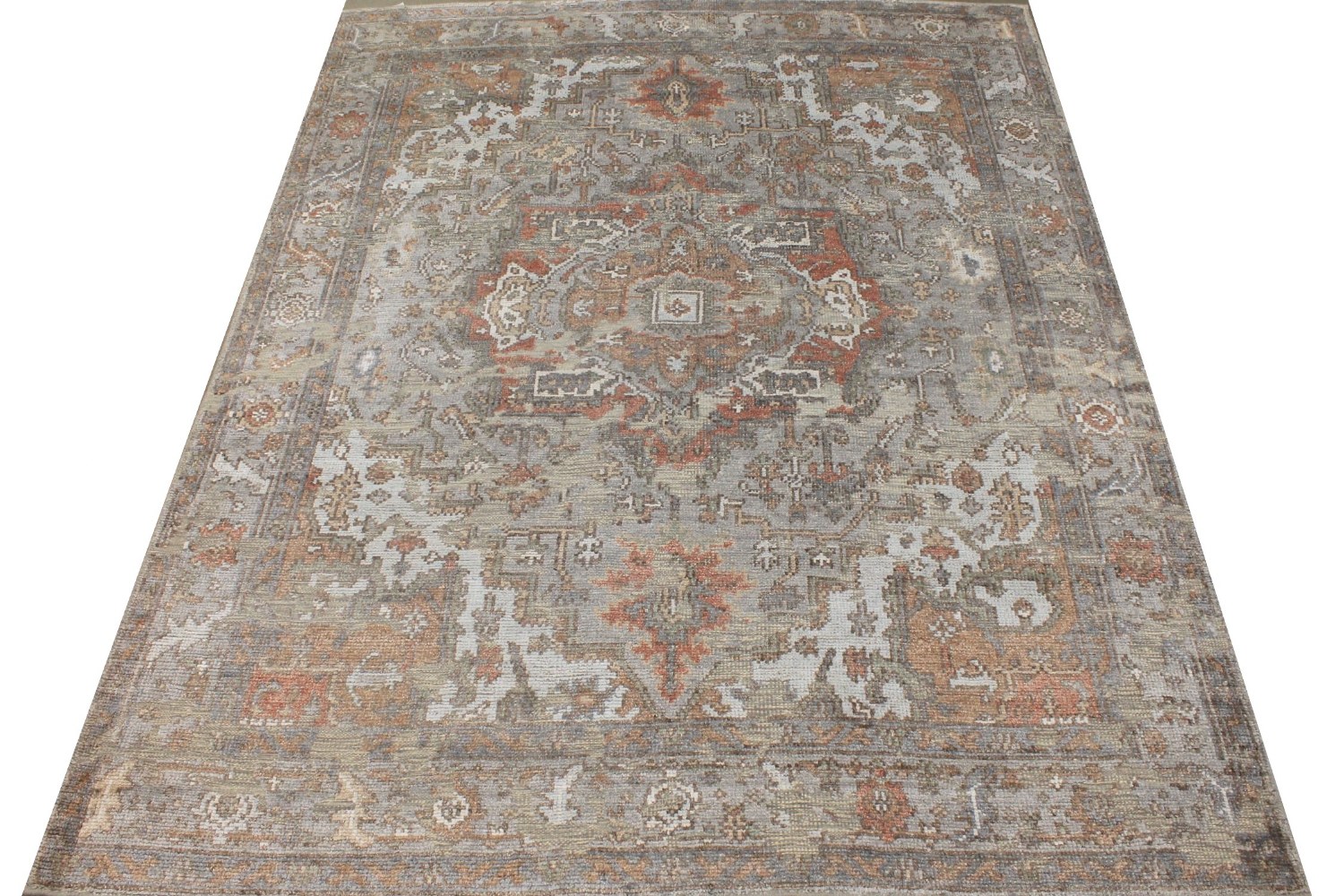 8x10 Oushak Hand Knotted  Area Rug - MR026784