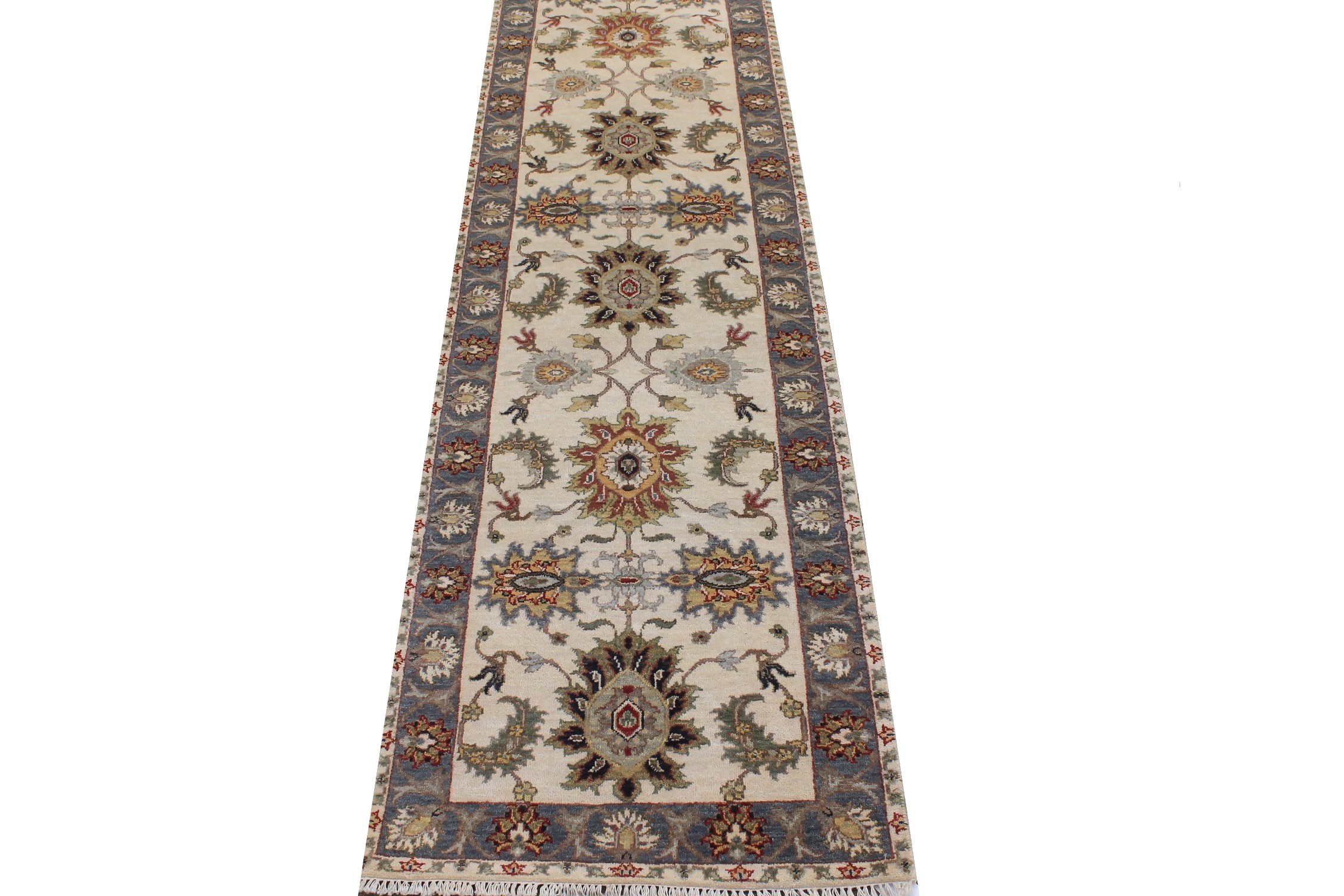 10 ft. Runner Traditional Hand Knotted Wool Area Rug - MR026855