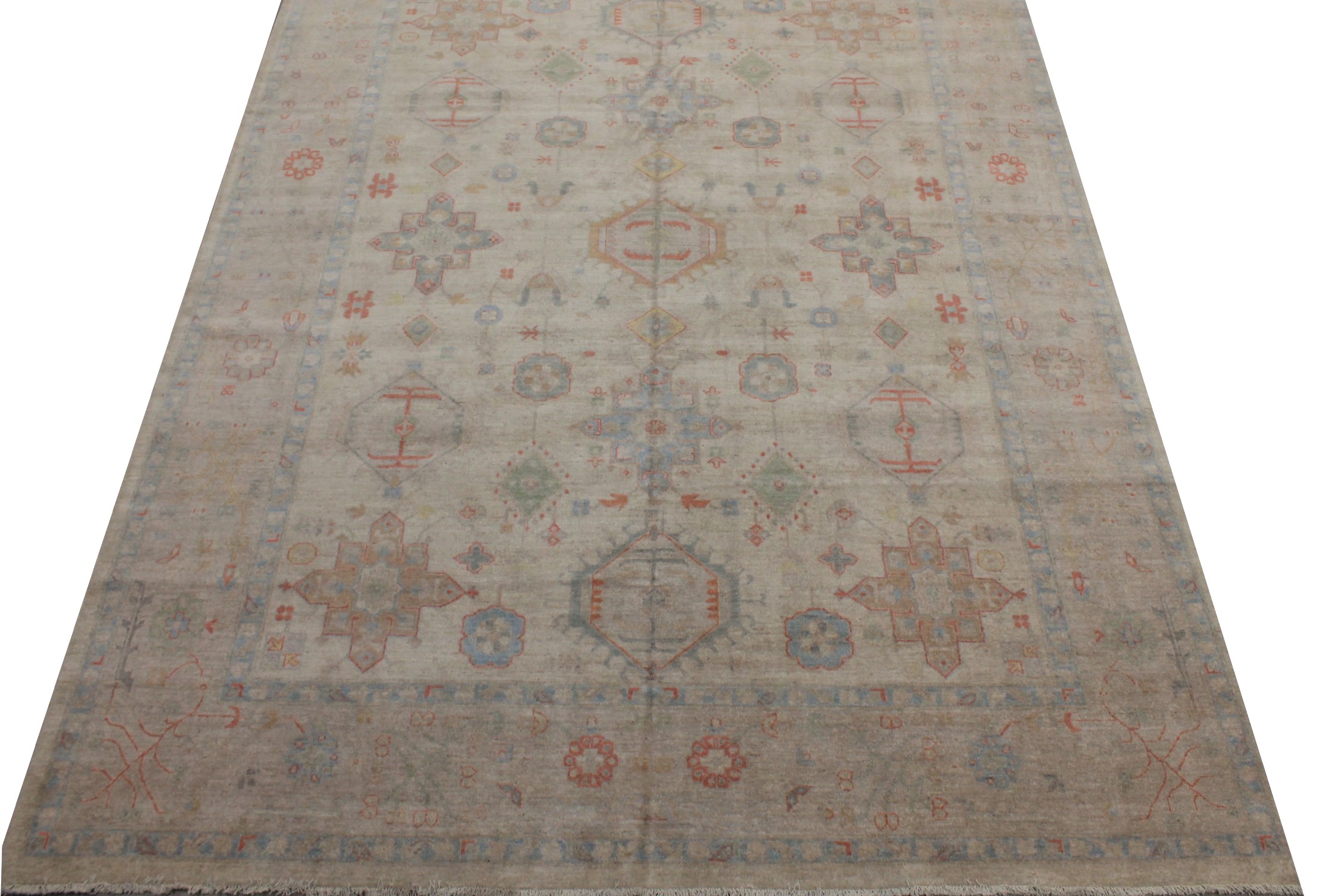 9x12 Peshawar Hand Knotted Wool Area Rug - MR026931