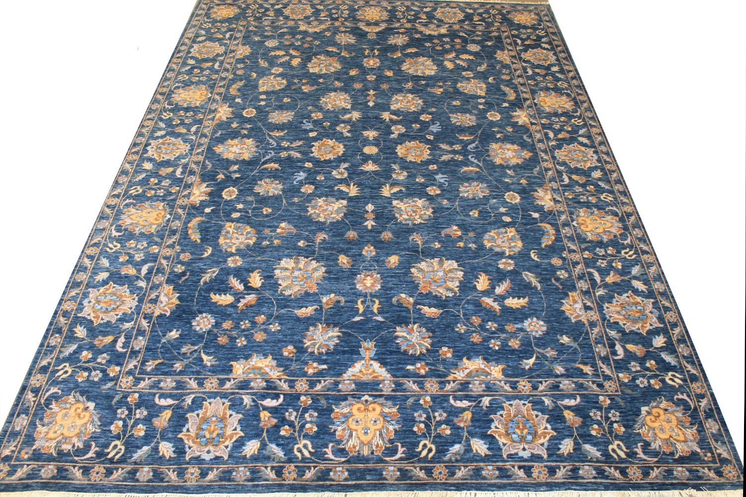 10x14 Traditional Hand Knotted Wool Area Rug - MR027008