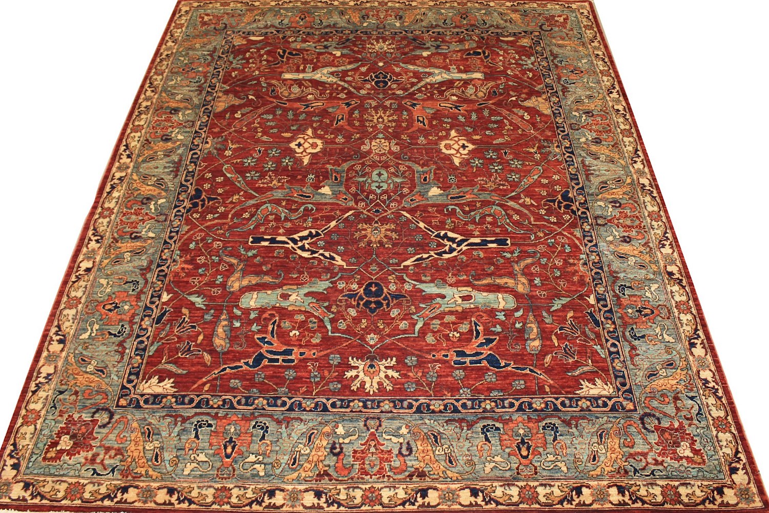 8x10 Aryana & Antique Revivals Hand Knotted Wool Area Rug - MR027261