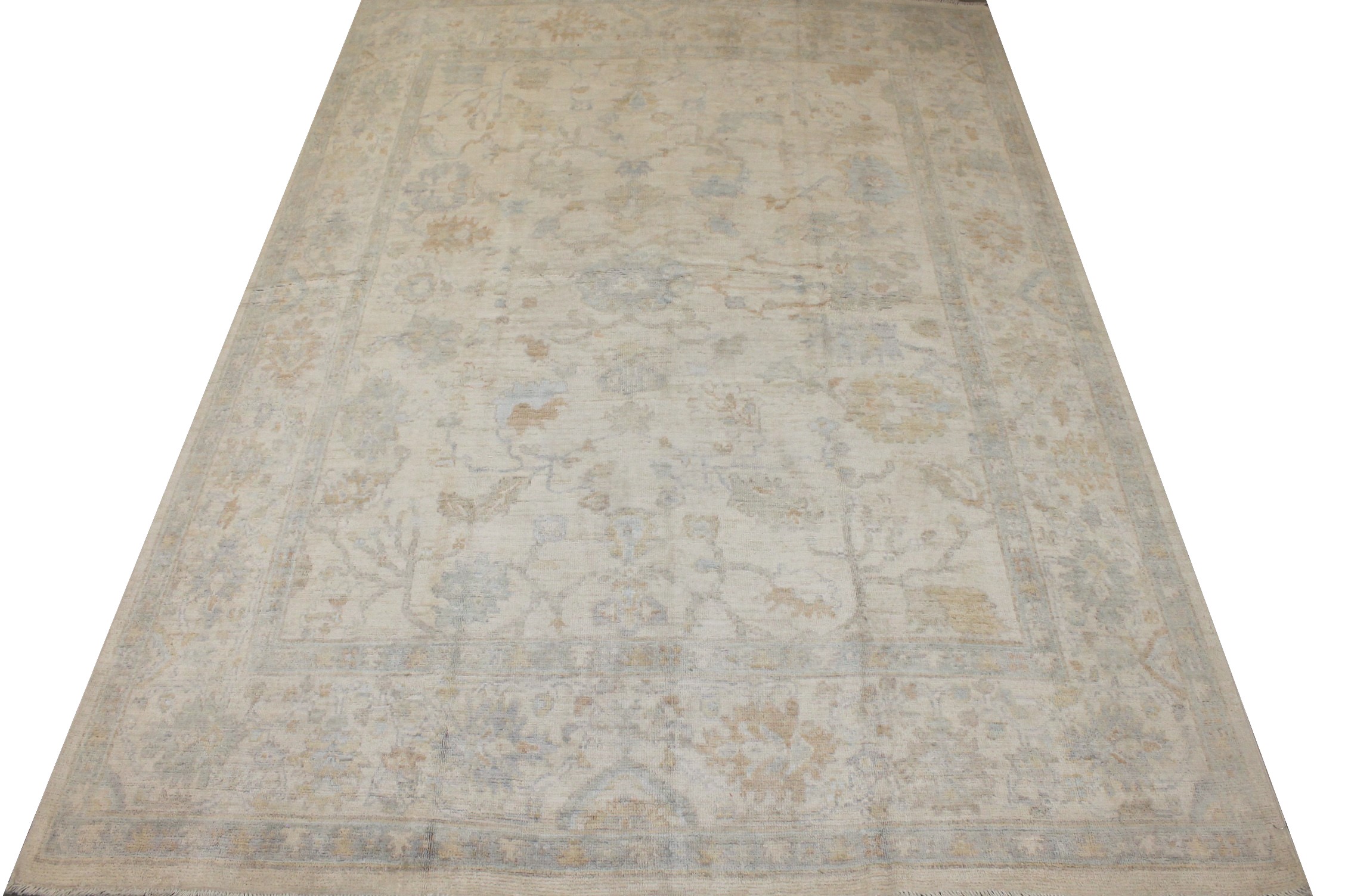 8x10 Oushak Hand Knotted Wool Area Rug - MR027306