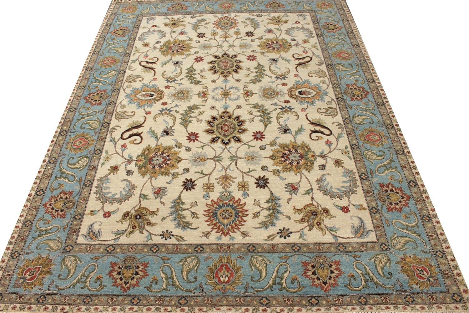 9x12 Oriental Hand Knotted Wool Area Rug - MR027411