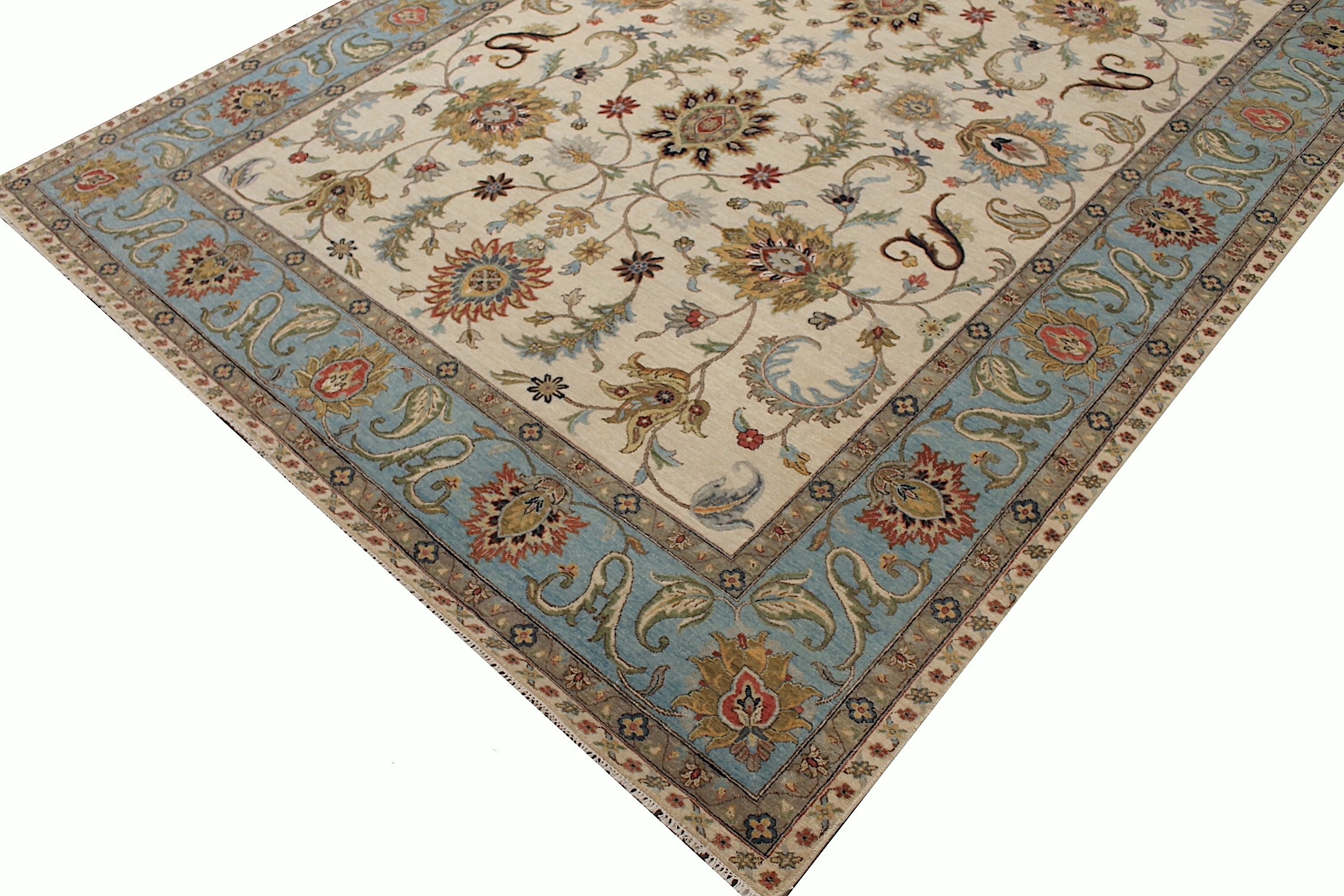 9x12 Oriental Hand Knotted Wool Area Rug - MR027411