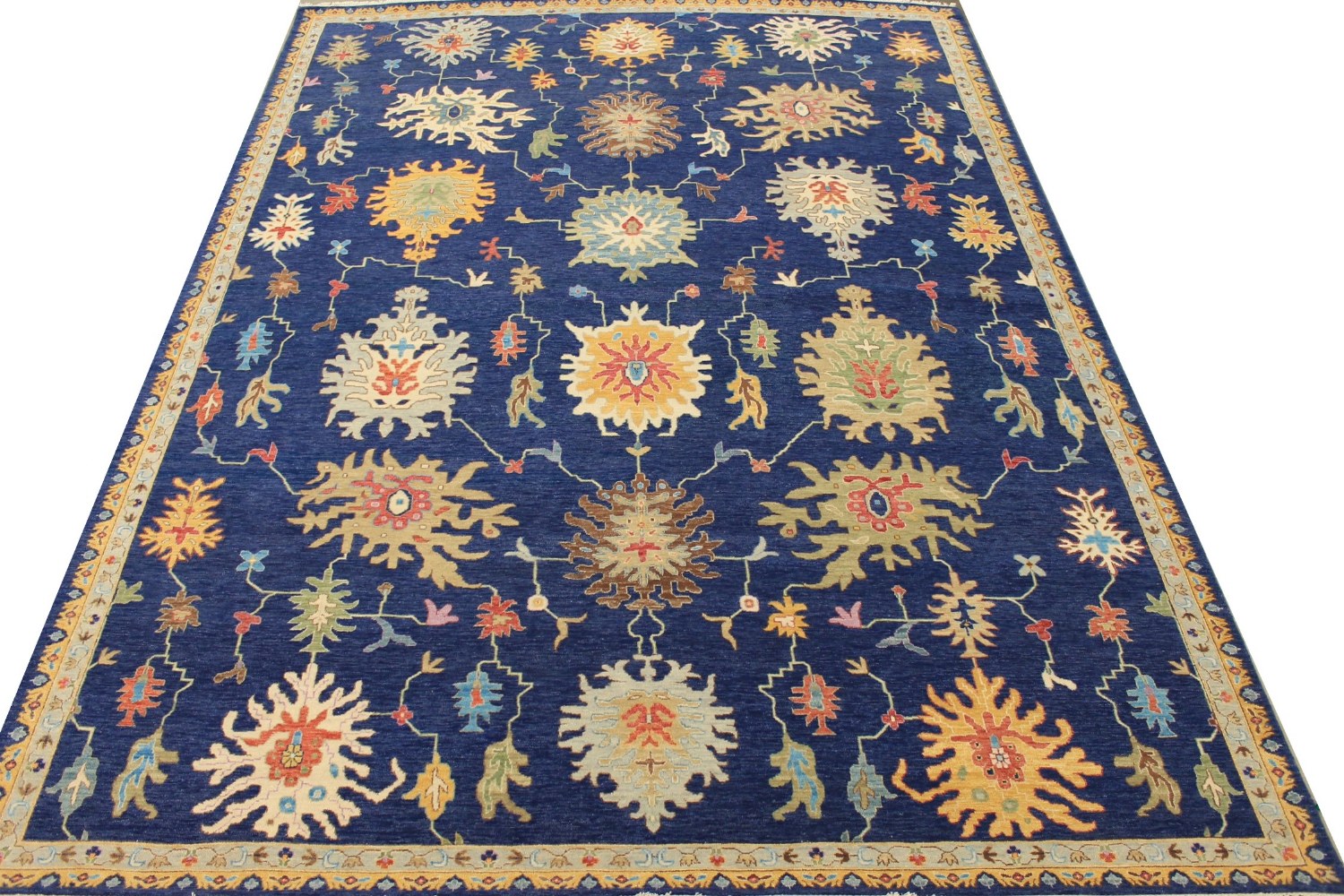 9x12 Oriental Hand Knotted Wool Area Rug - MR027574