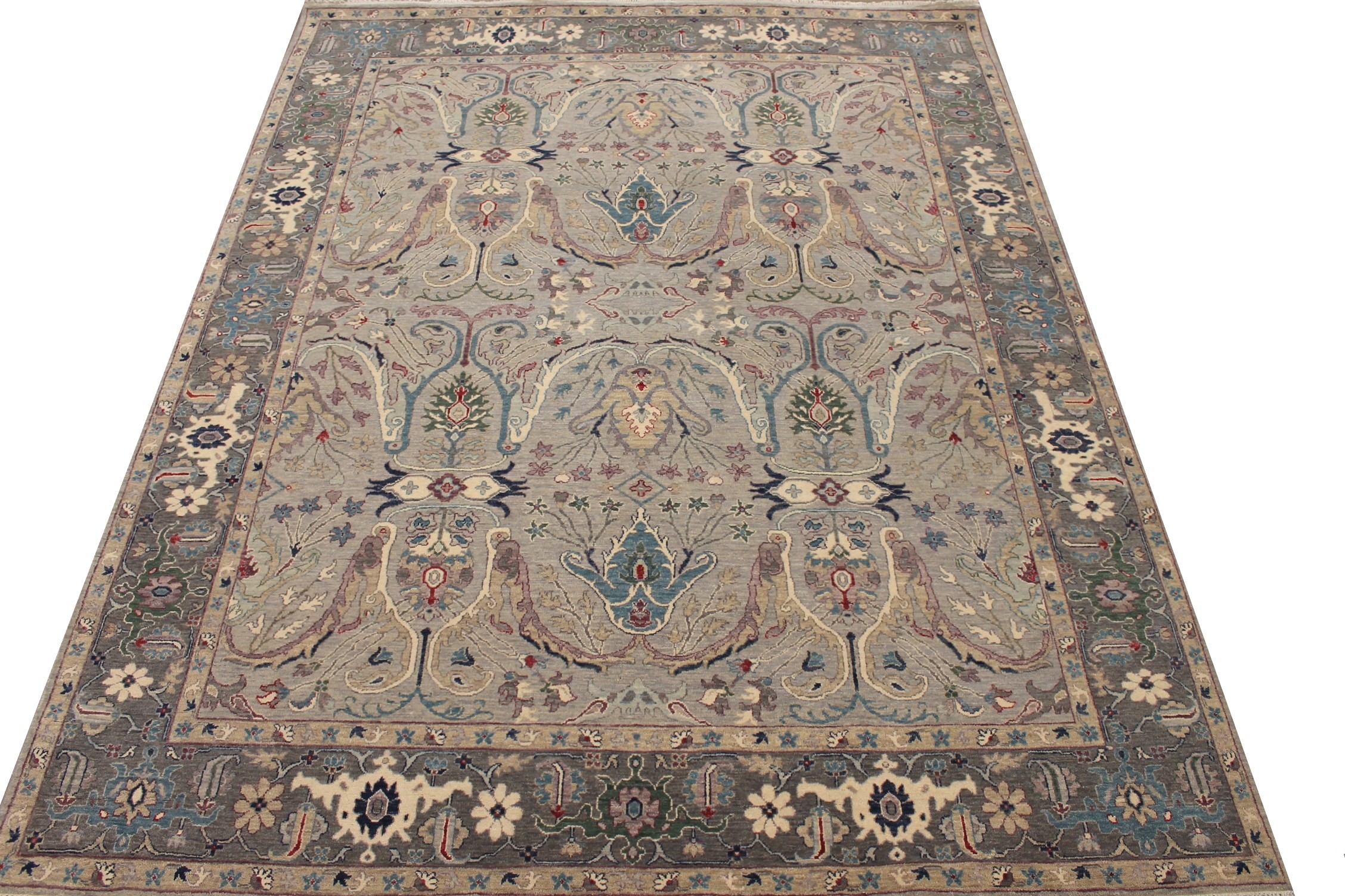 8x10 Oriental Hand Knotted Wool Area Rug - MR027576