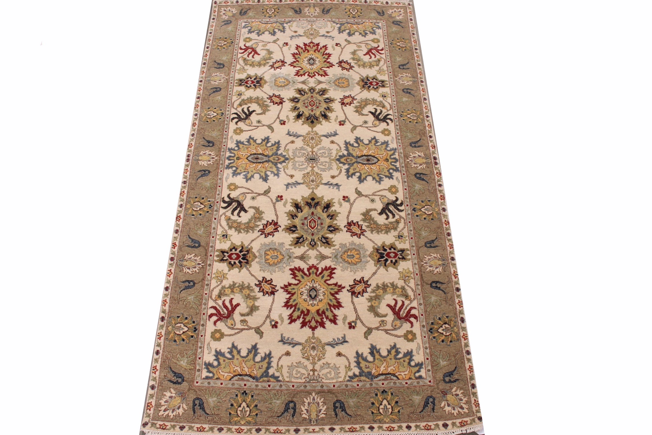 Wide Runner Oriental Hand Knotted Wool Area Rug - MR027596