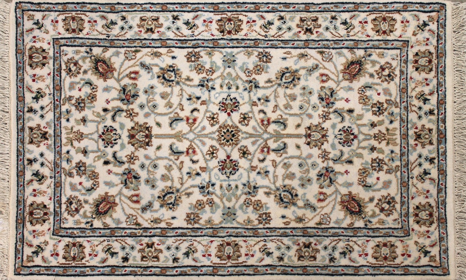 2X3 Traditional Hand Knotted Wool Area Rug - MR027723