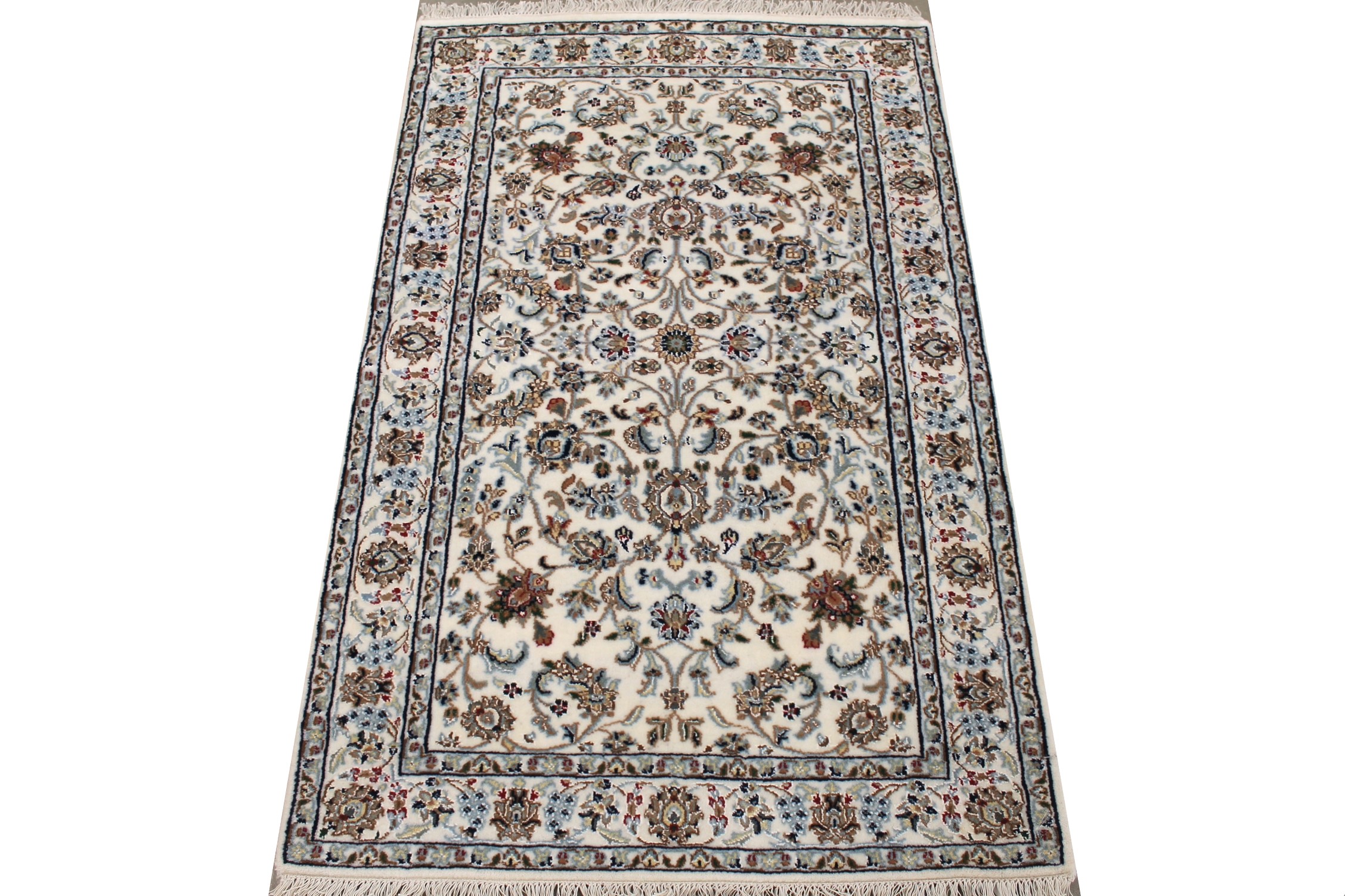 3x5 Traditional Hand Knotted Wool Area Rug - MR027725