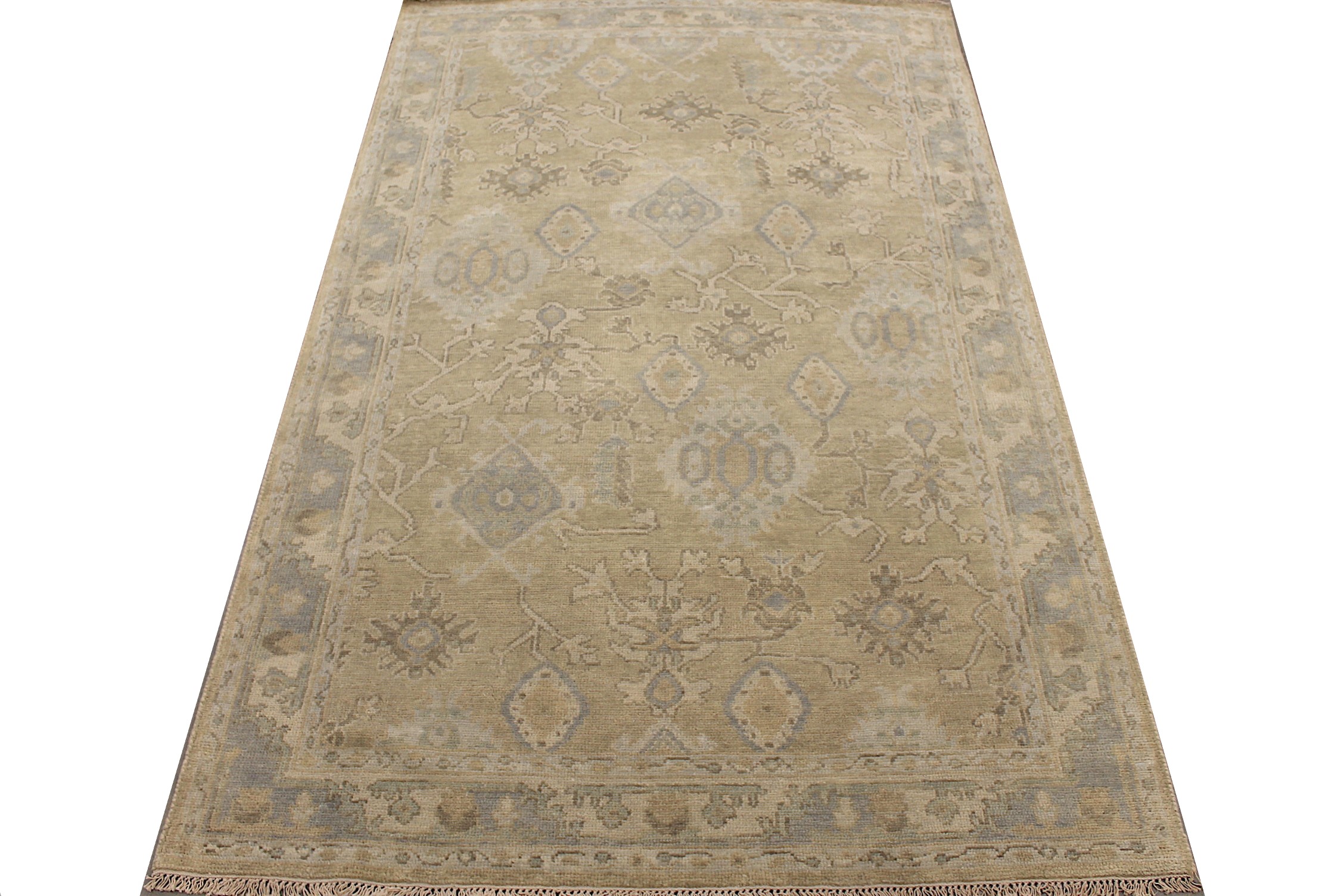 5x7/8 Oushak Hand Knotted Wool Area Rug - MR027764