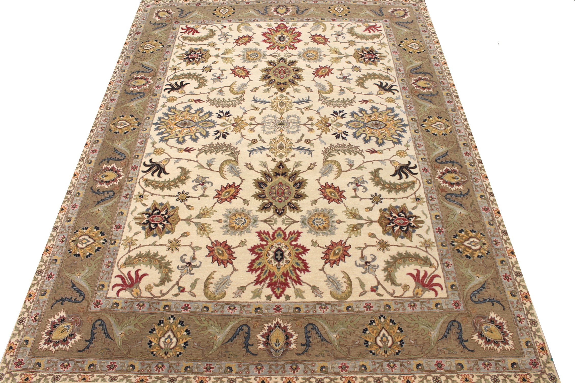 9x12 Traditional Hand Knotted Wool Area Rug - MR027844