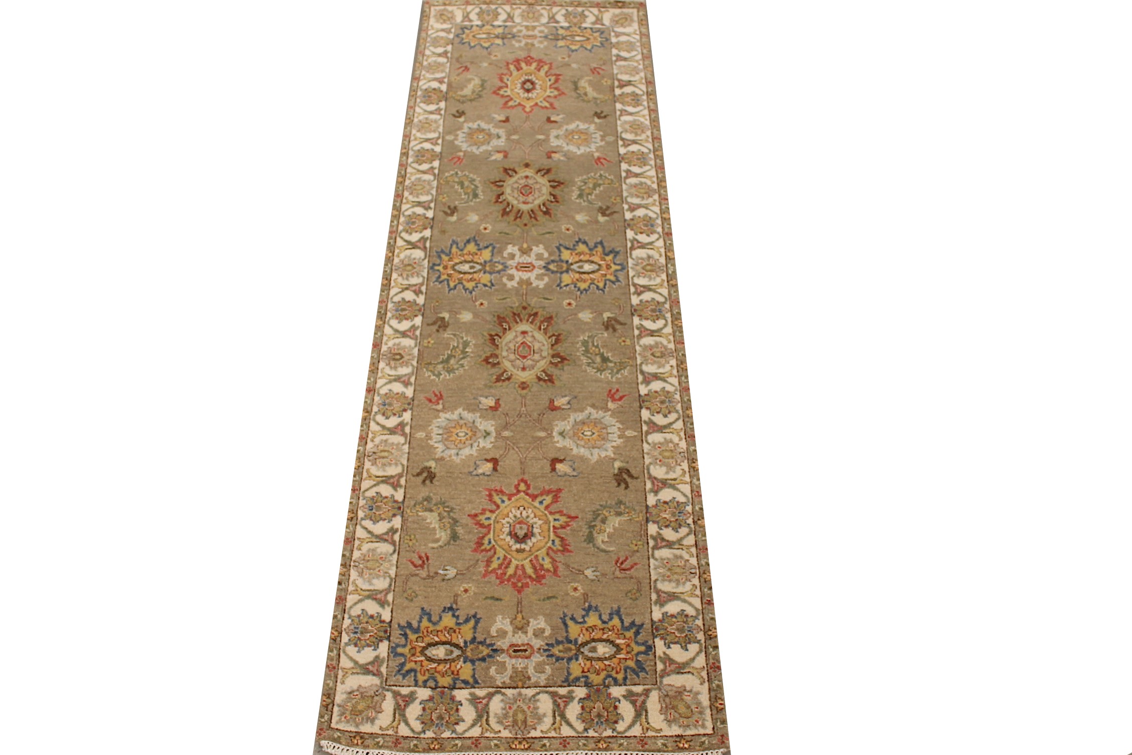 8 ft. Runner Traditional Hand Knotted Wool Area Rug - MR027850