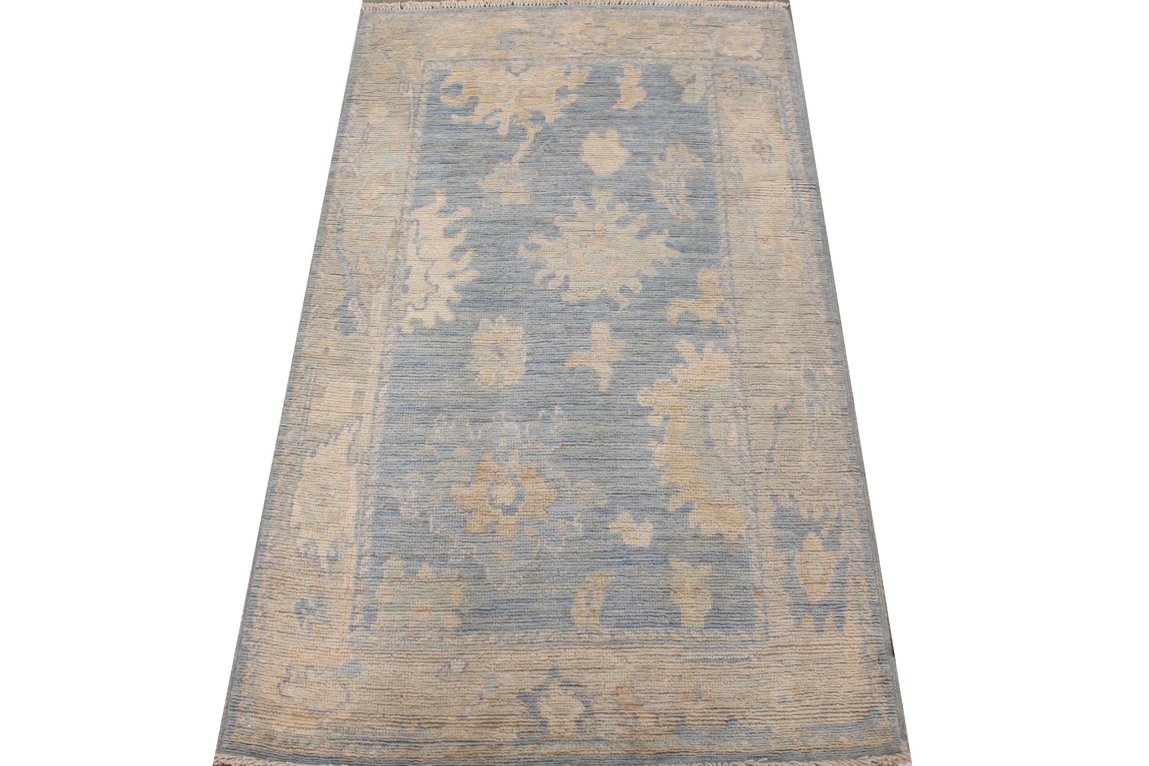 3x5 Oushak Hand Knotted Wool Area Rug - MR027905