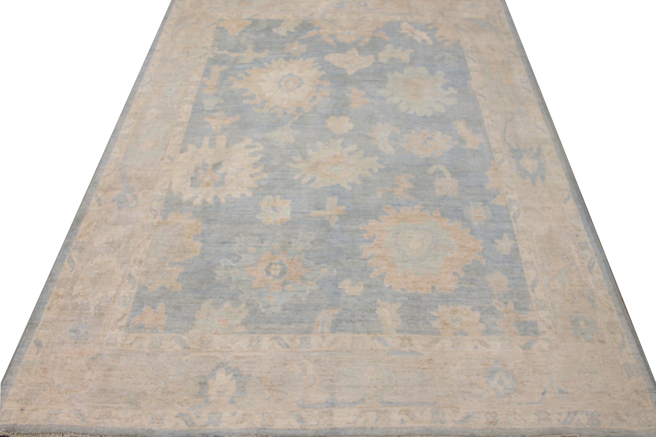 9x12 Oushak Hand Knotted Wool Area Rug - MR027926