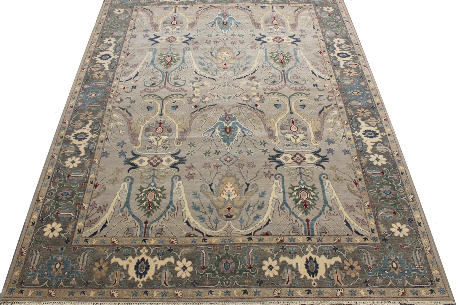 9x12 Traditional Hand Knotted Wool Area Rug - MR027954