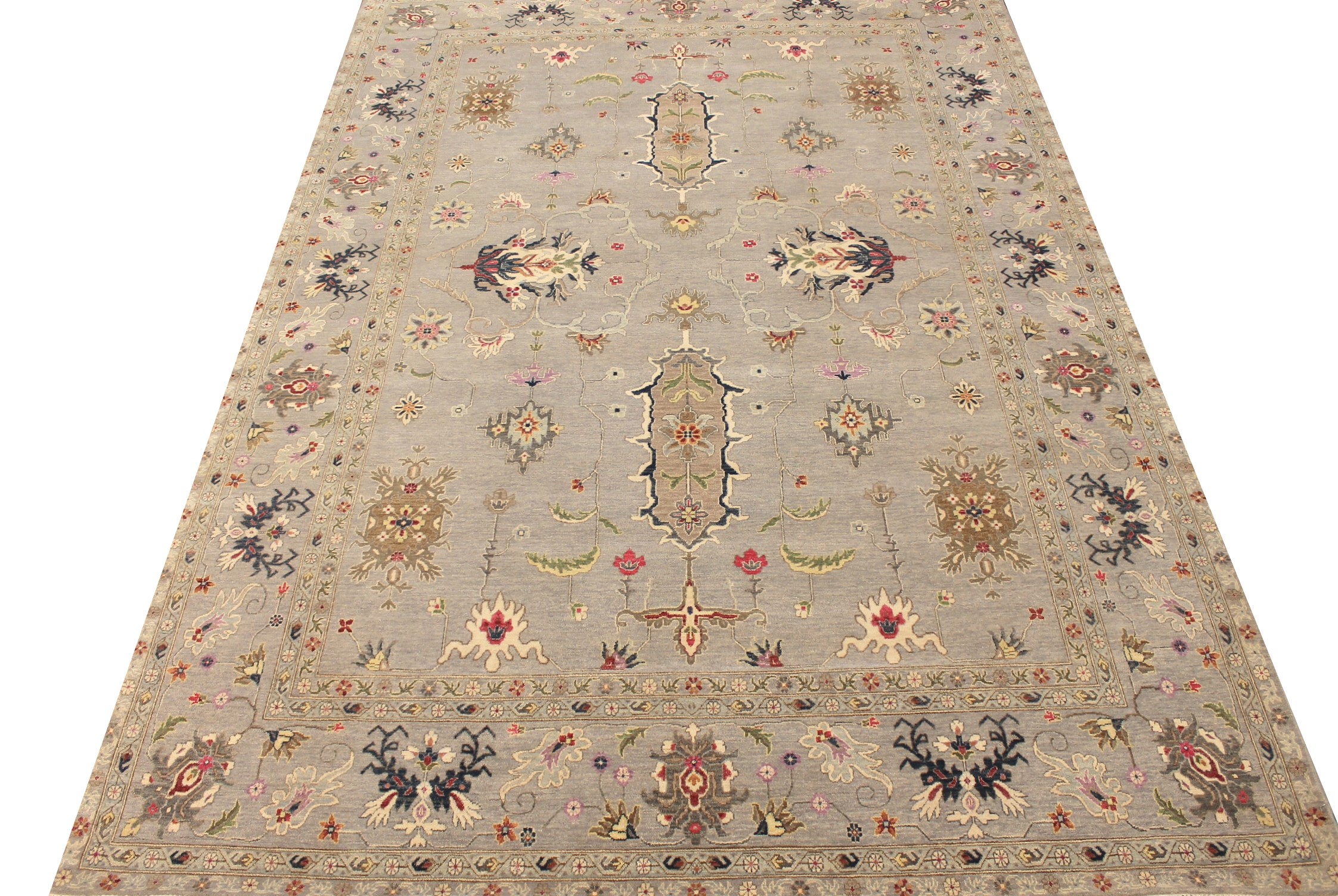 10x14 Traditional Hand Knotted Wool Area Rug - MR027958
