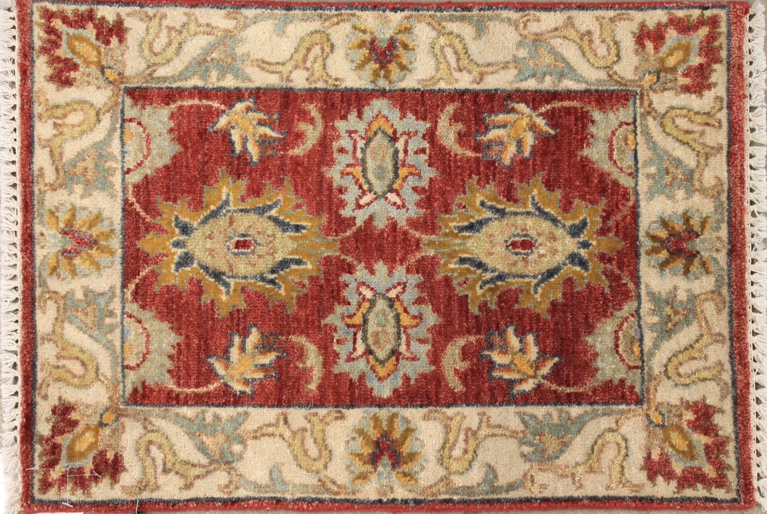 1.6X2 & Smaller Traditional Hand Knotted Wool Area Rug - MR027968