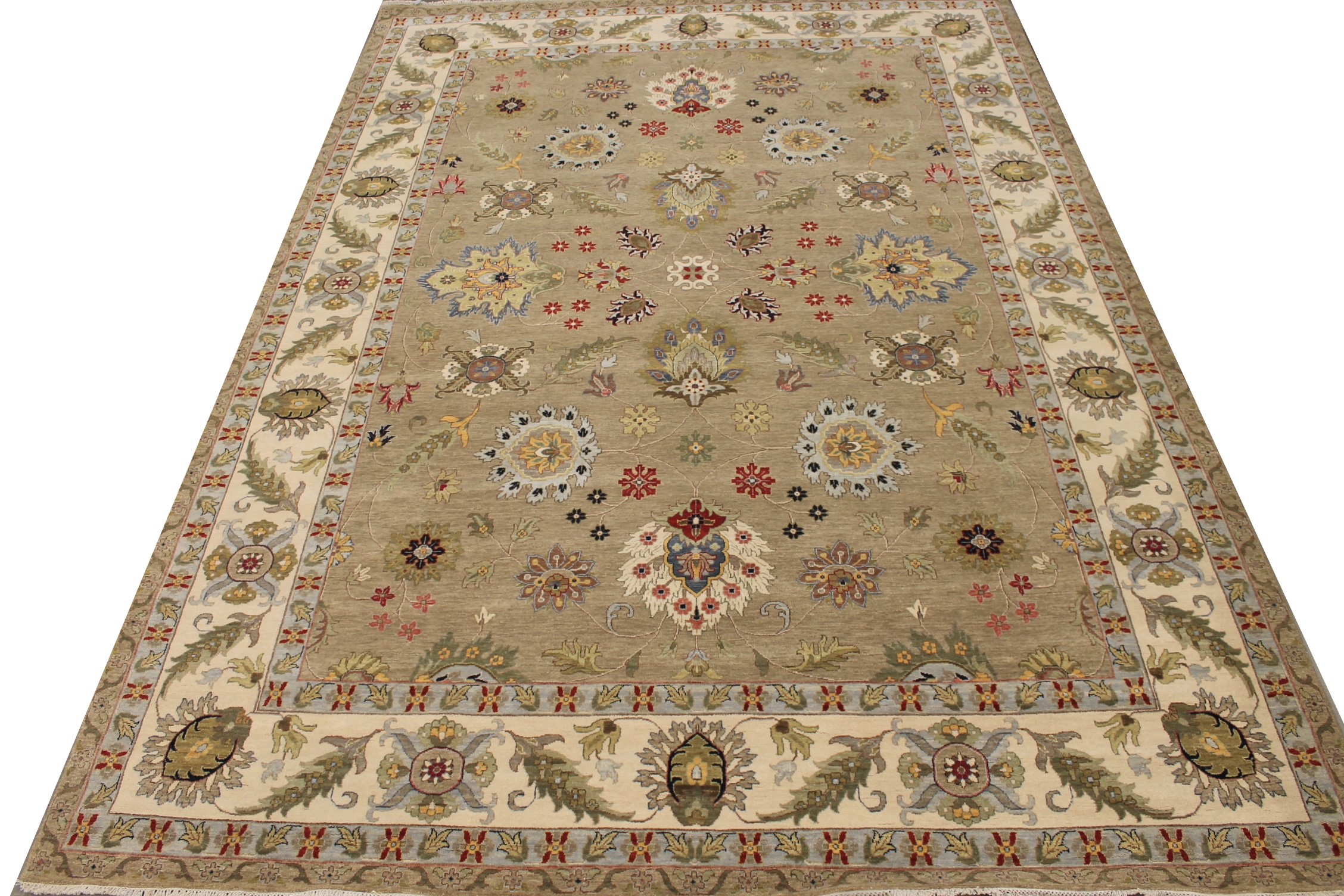 10x14 Traditional Hand Knotted Wool Area Rug - MR027976